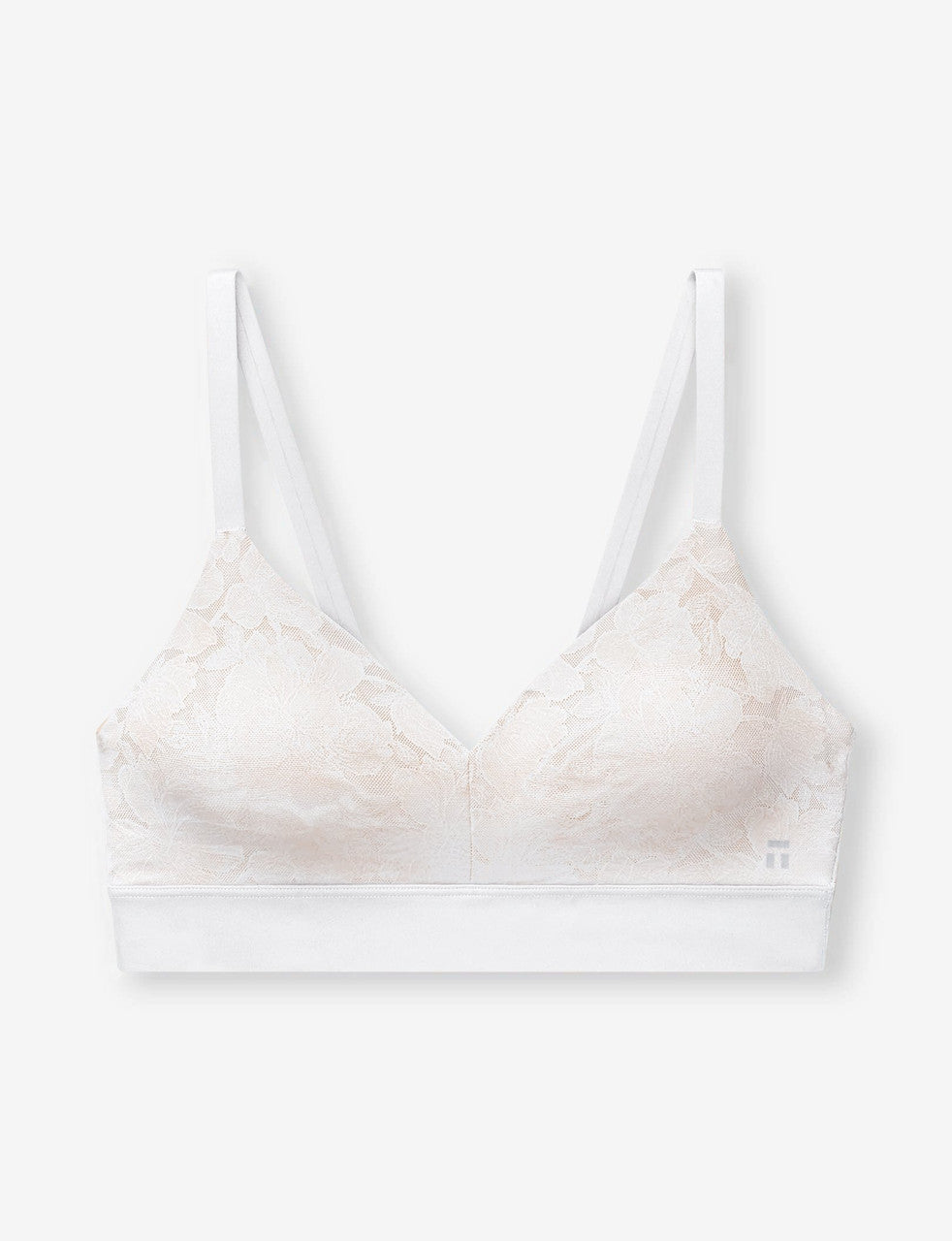 Second Skin Comfort Lace Bralette::Coconut Milk/Maple Sugar Lace