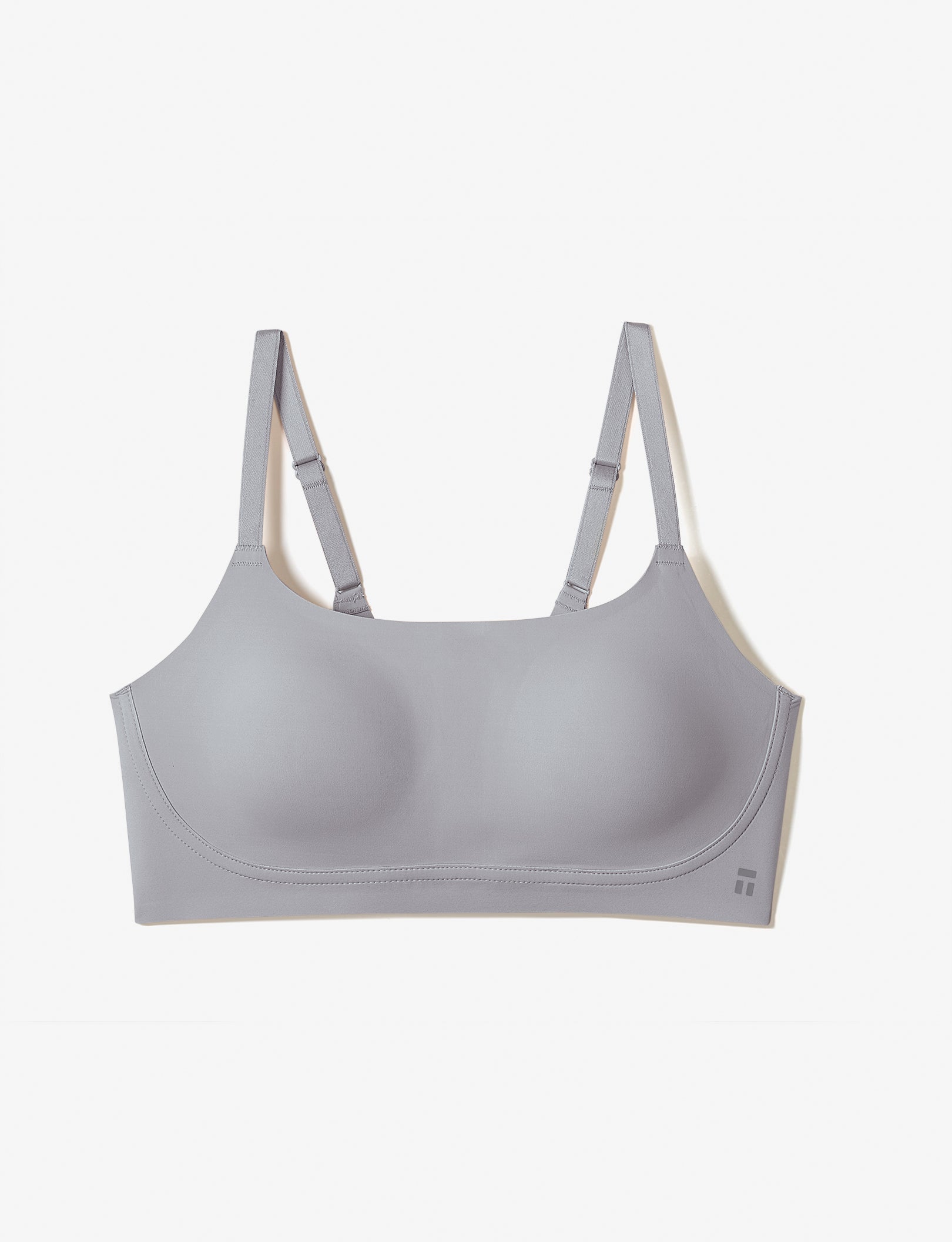 Women's Comfort Smoothing Scoop Bralette::Silver Sconce
