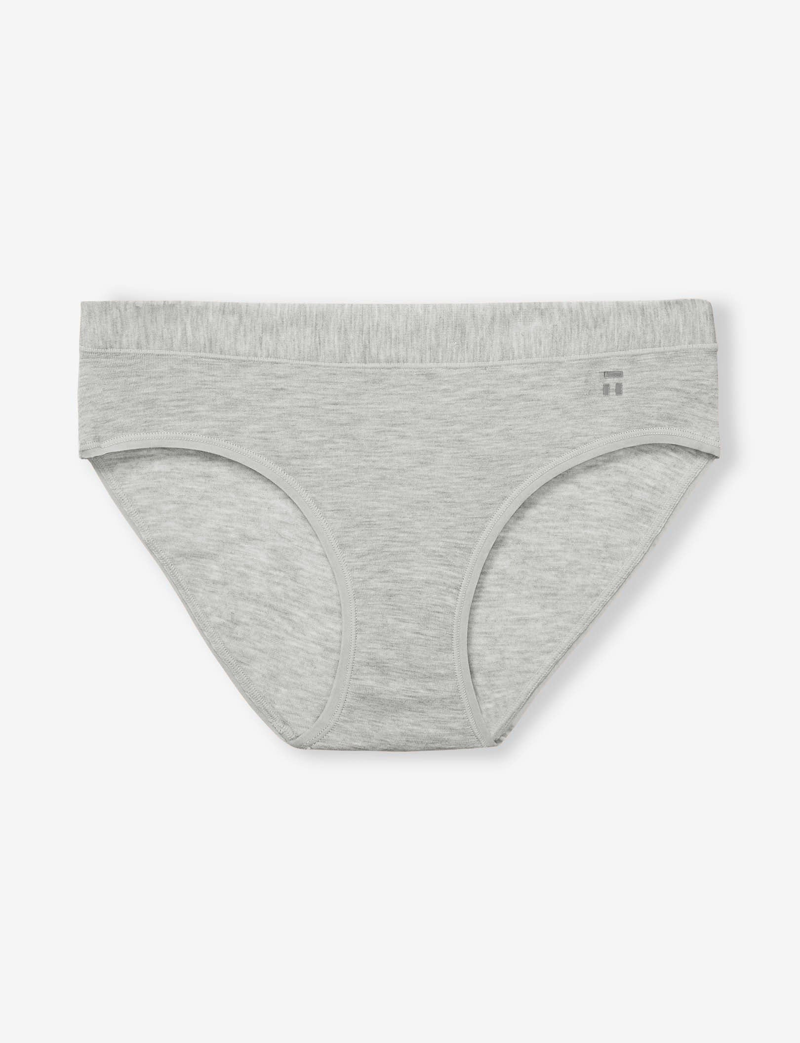 Women's Second Skin Brief::Cool Grey Heather
