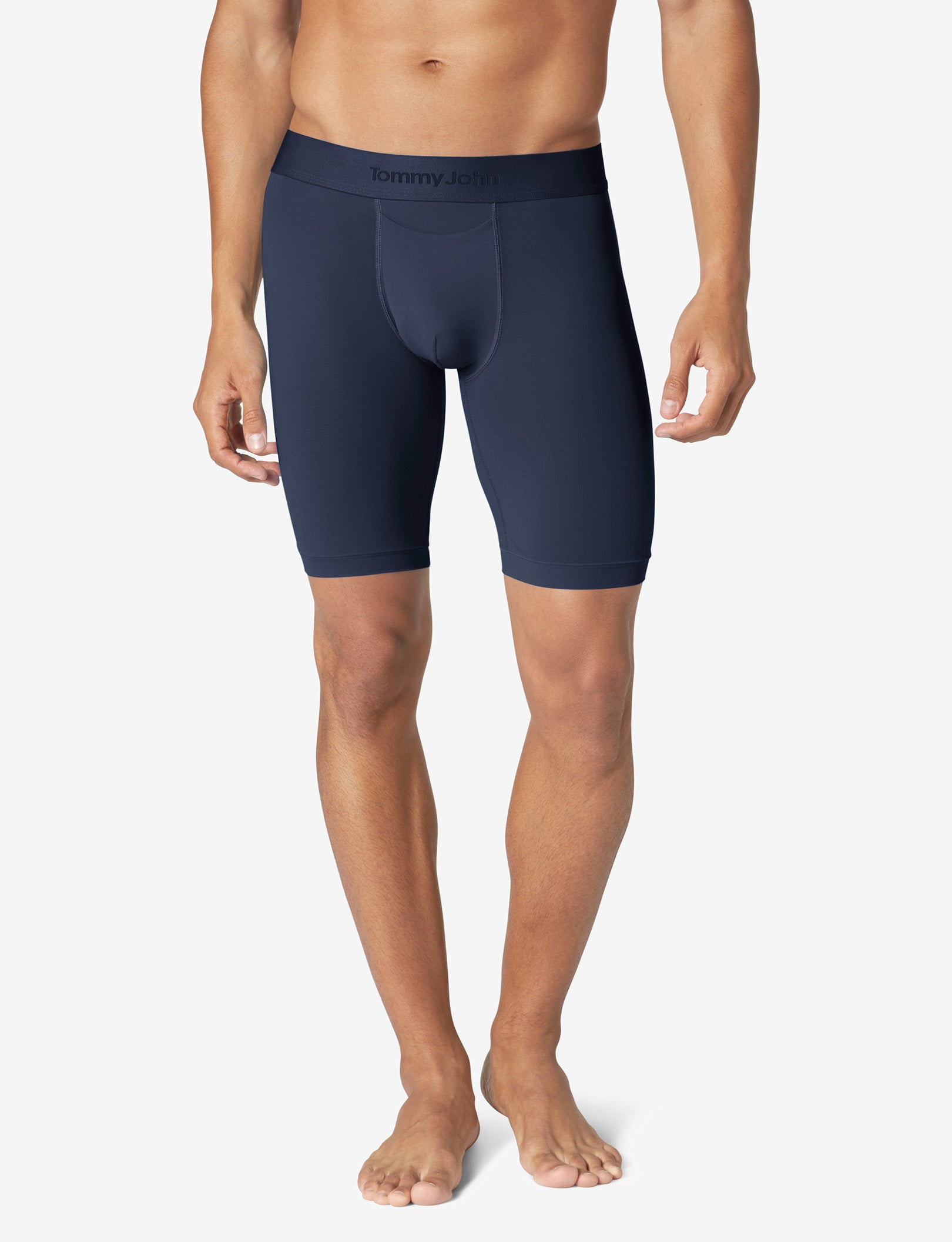 Air Mesh Boxer Brief 8"::Dress Blues