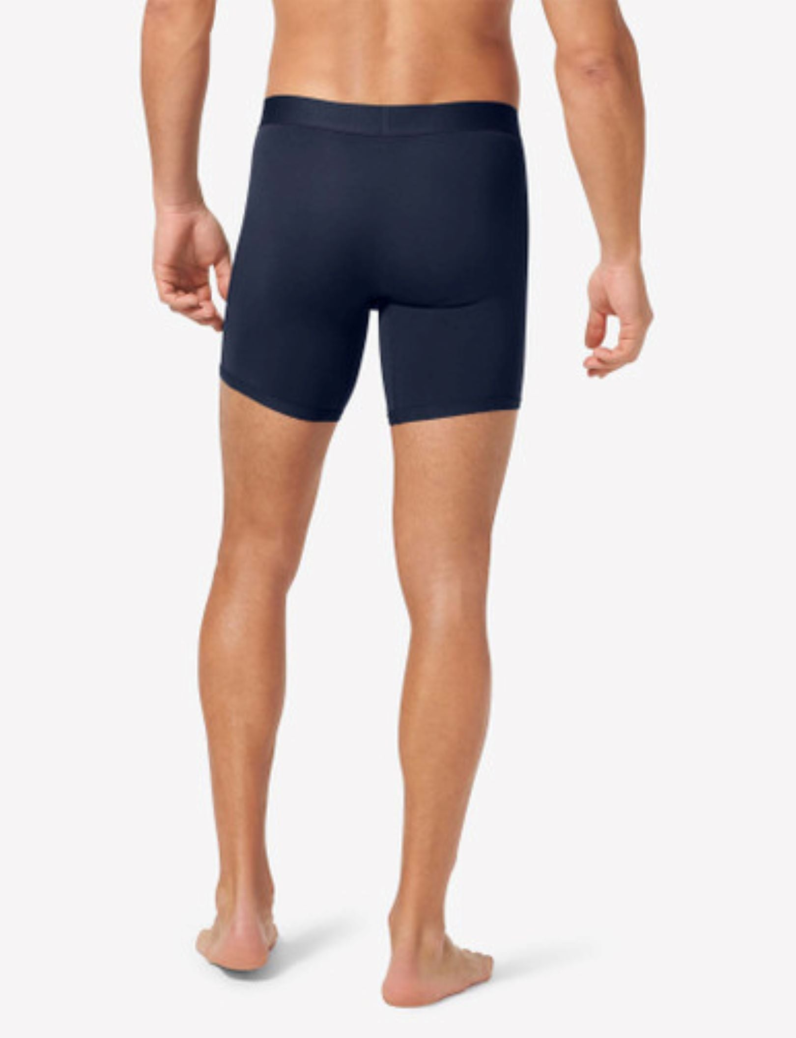 Cool Cotton Hammock Pouch™ Mid-Length Boxer Brief 6"::Navy