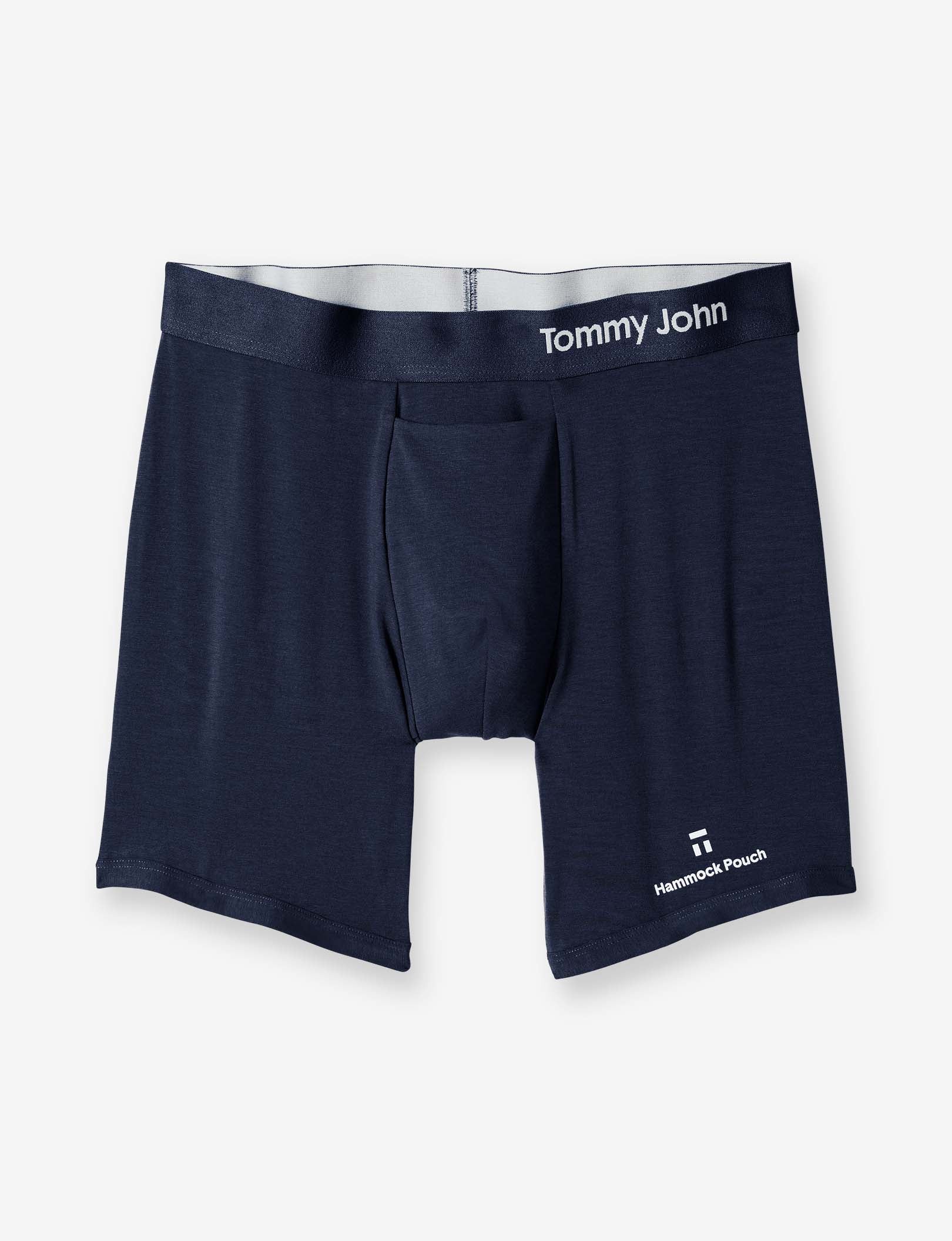 Everyday Hammock Pouch Mid-Length Boxer Brief 6" (3-Pack)::Black/Navy Blazer