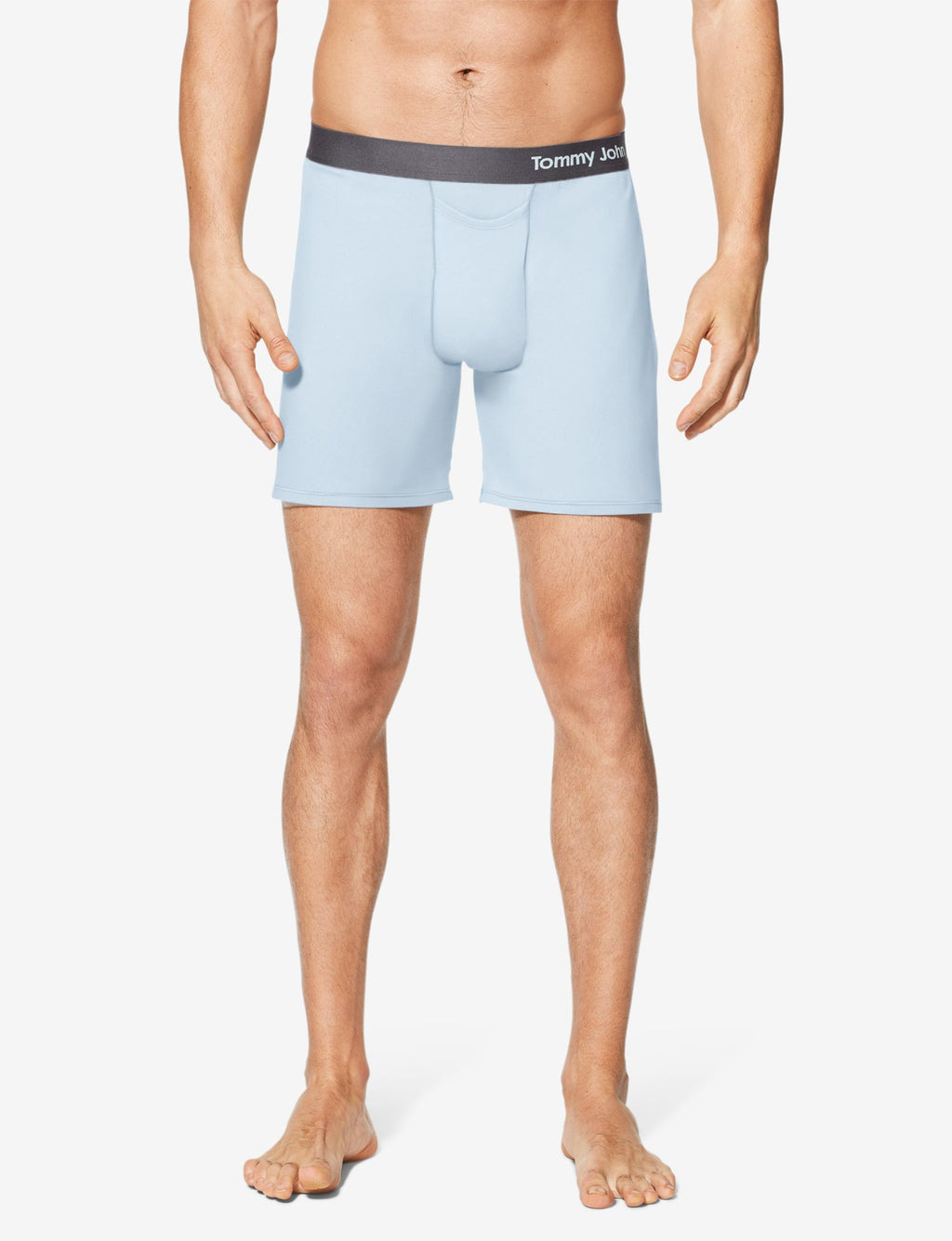 Cool Cotton Relaxed Fit Boxer 6"::Blue Fog