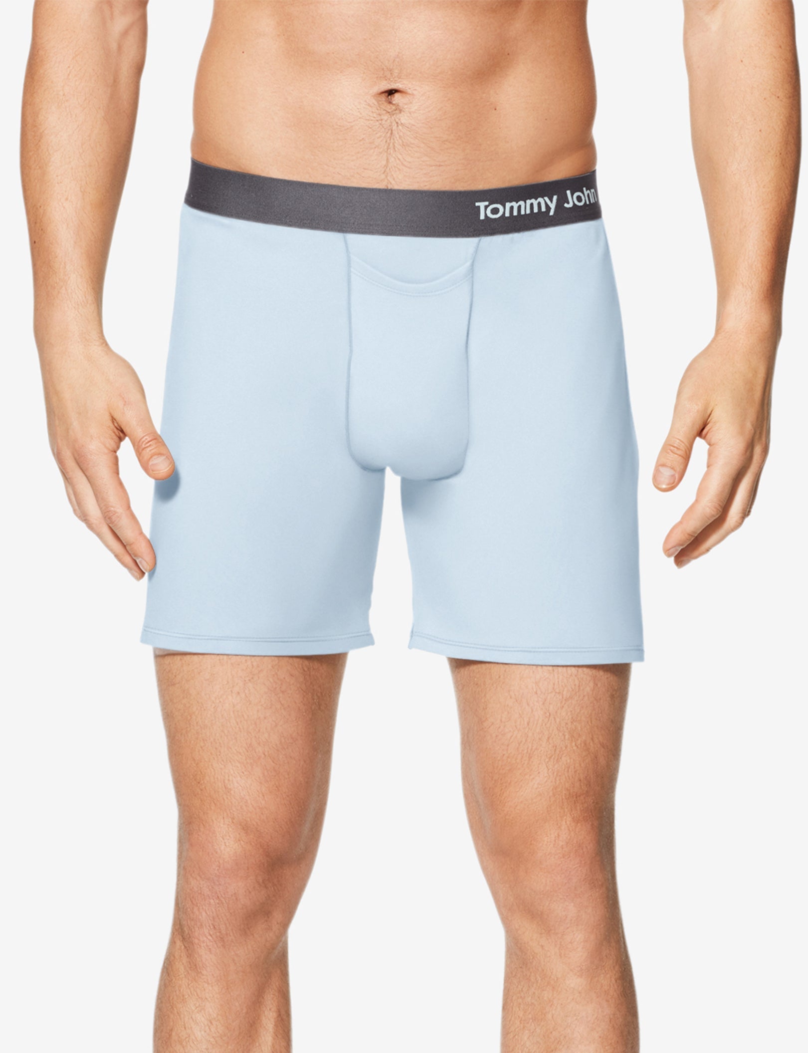 Cool Cotton Relaxed Fit Boxer 6"::Blue Fog