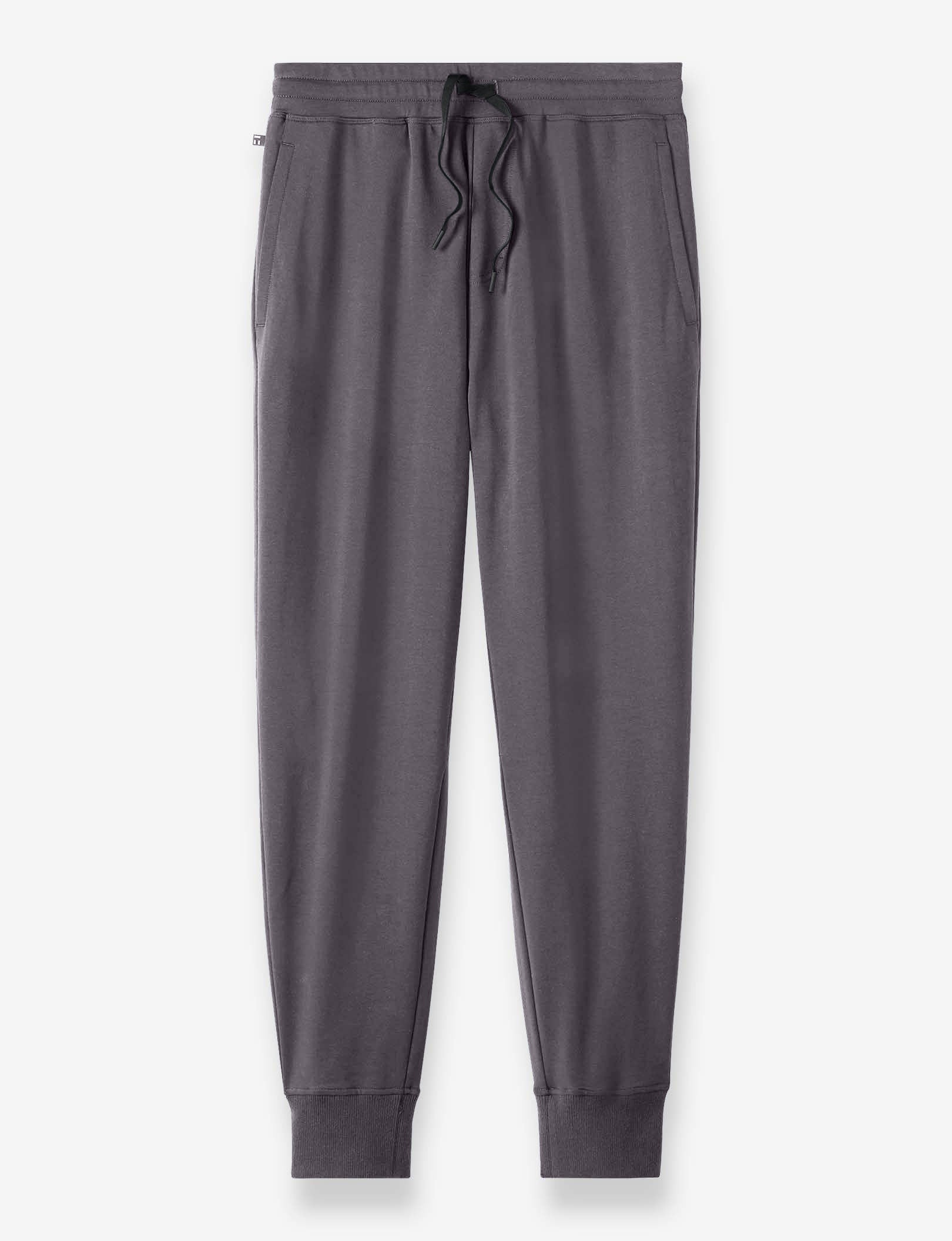 Luxe French Terry Jogger::Asphalt