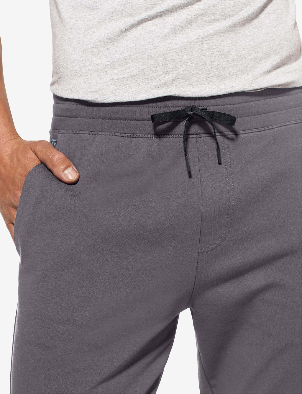 Luxe French Terry Jogger::Asphalt