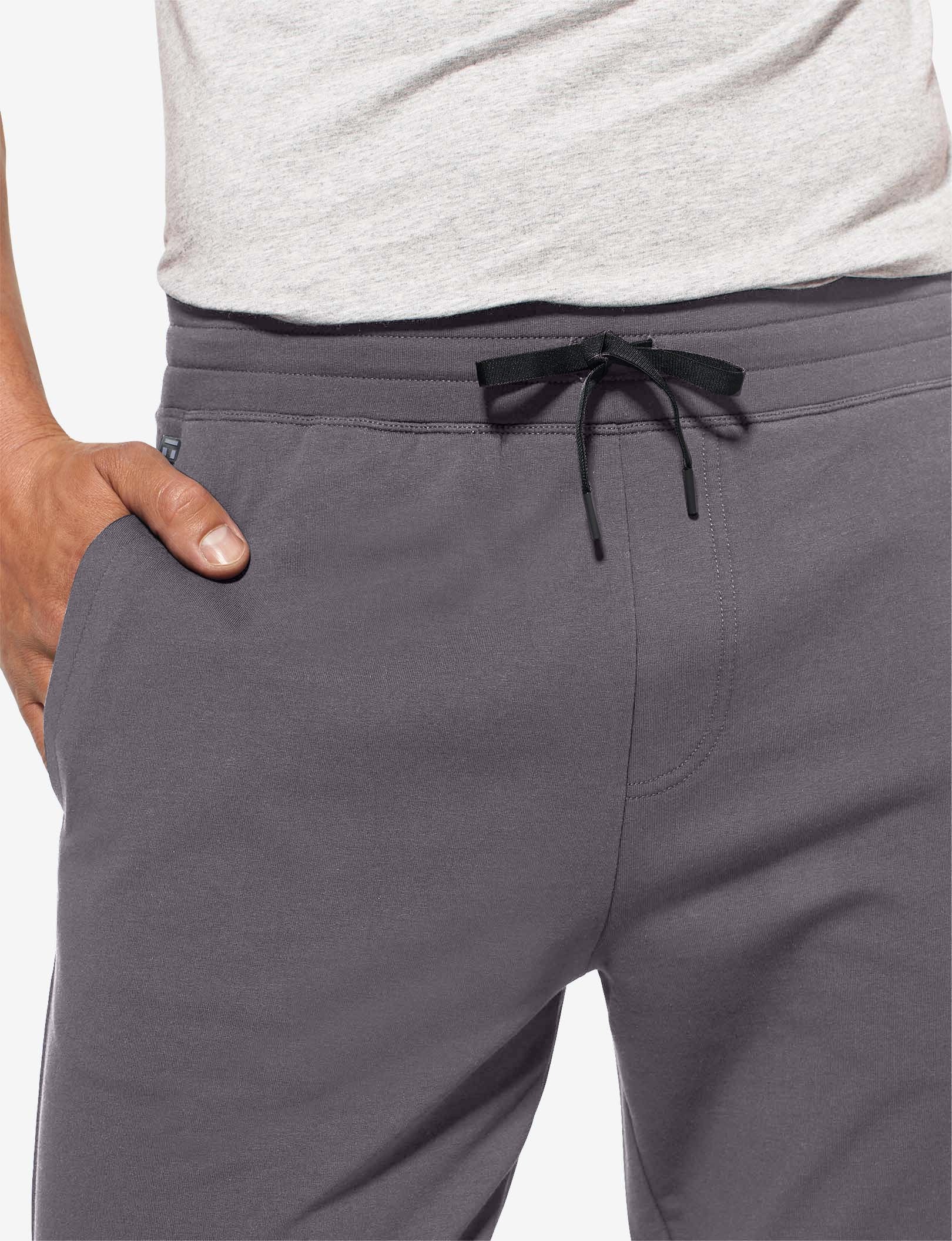 Luxe French Terry Jogger::Asphalt