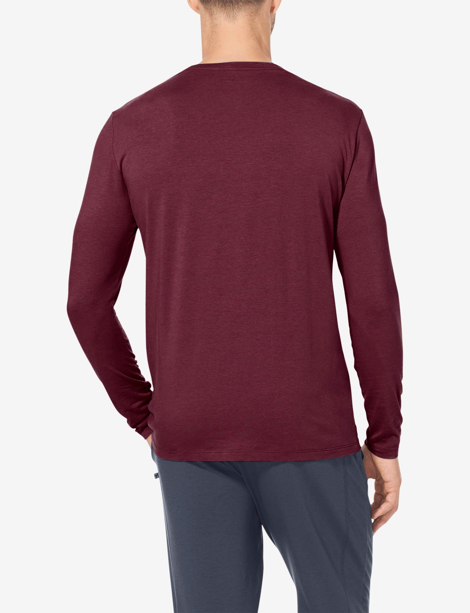 Second Skin Long Sleeve Crew Neck::Fig