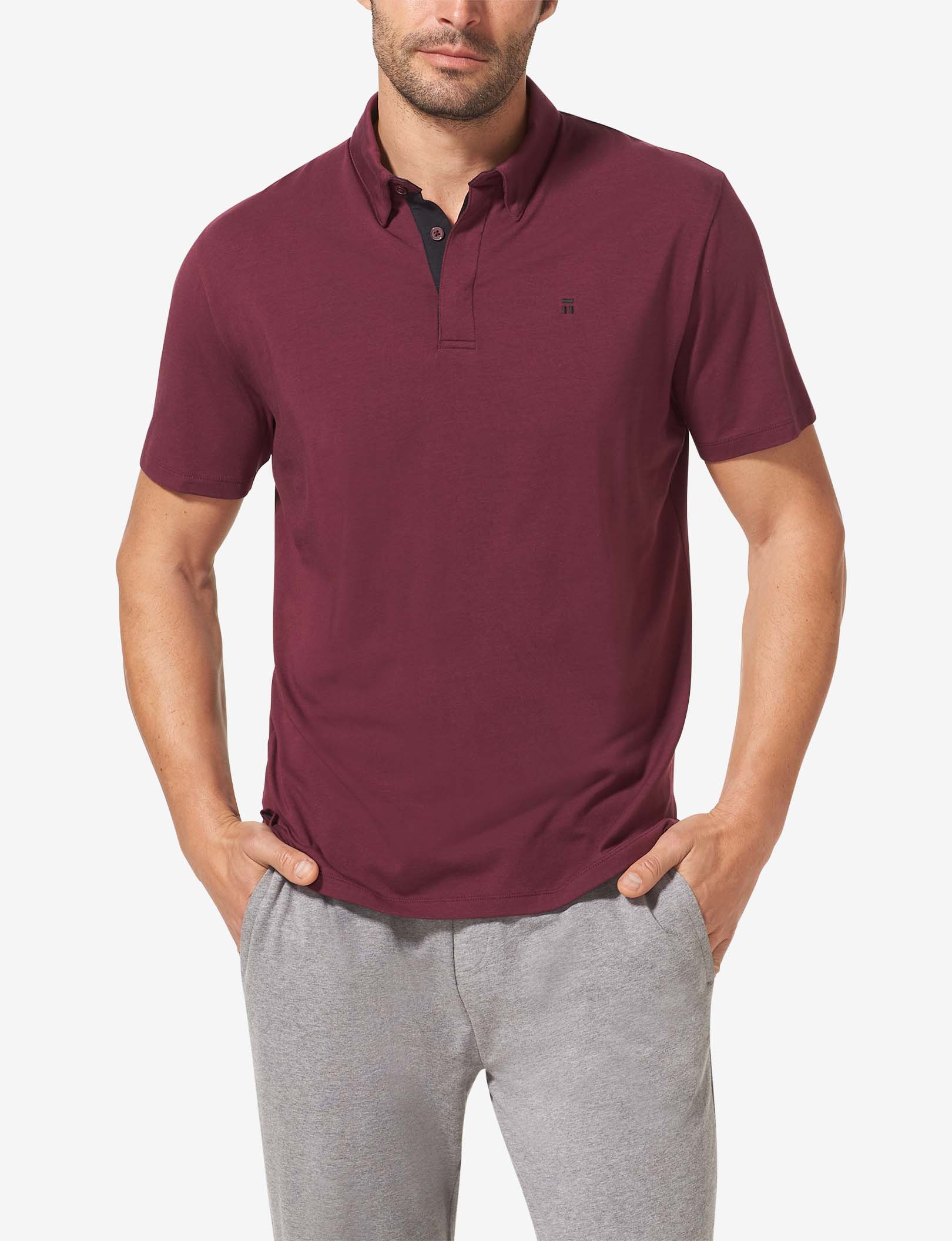 Second Skin Comfort Polo::Fig
