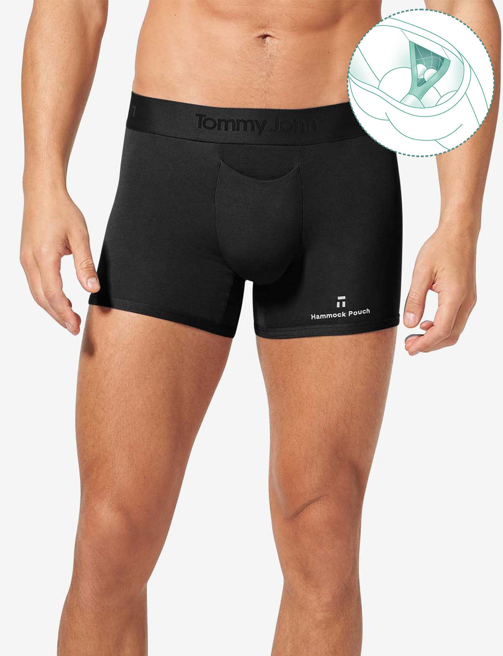 Second Skin Hammock Pouch™ Trunk 4"::Black