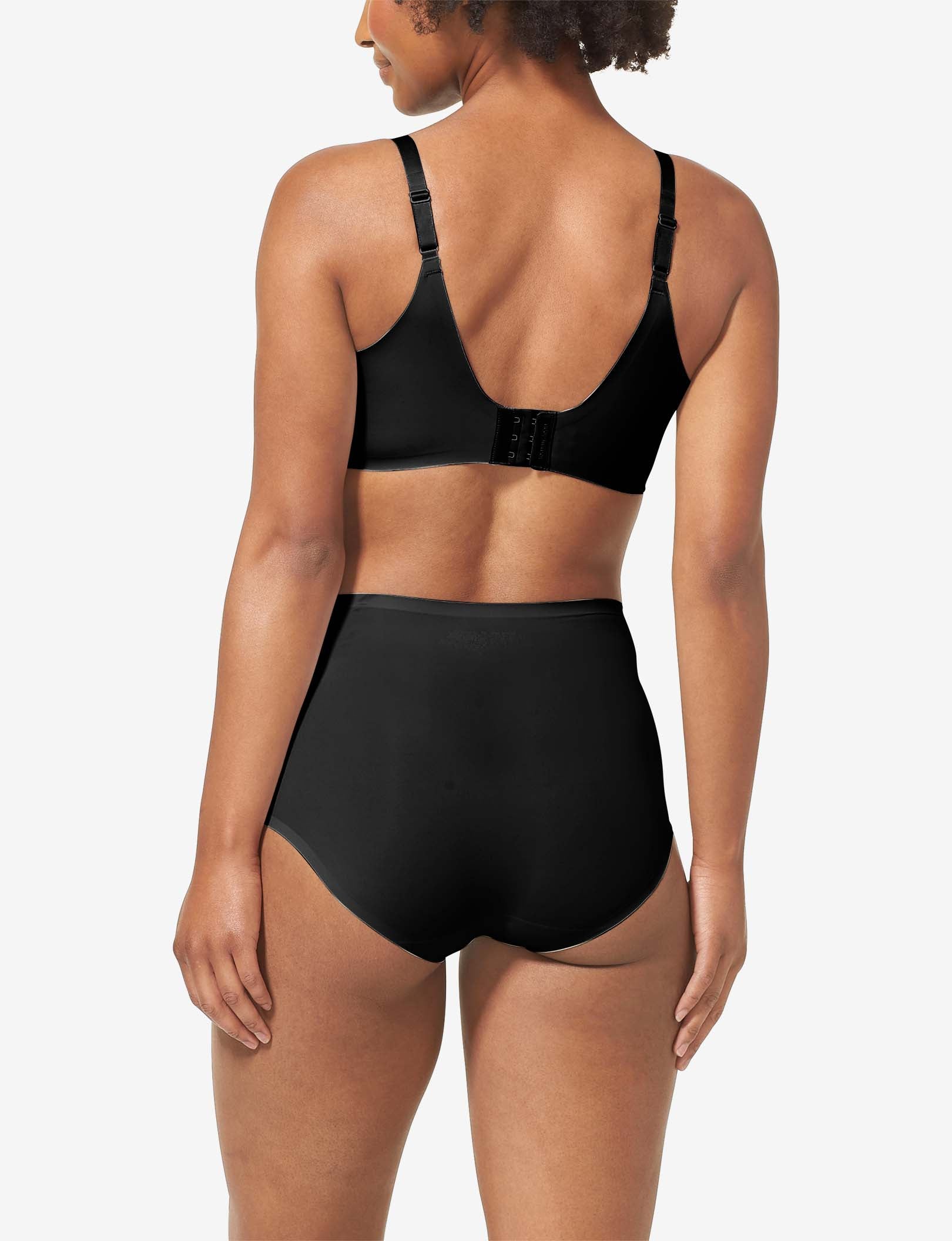 Comfort Smoothing Lightly Lined Wireless Bra::Black