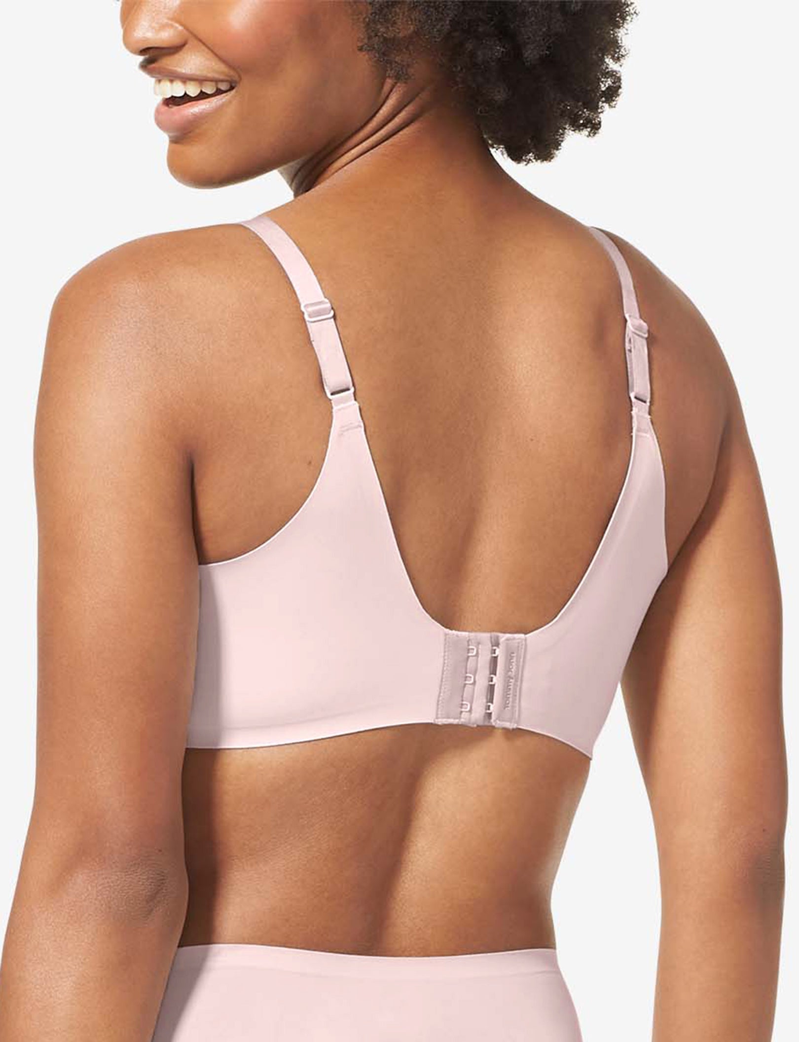 Comfort Smoothing Lightly Lined Wireless Bra::Peachskin