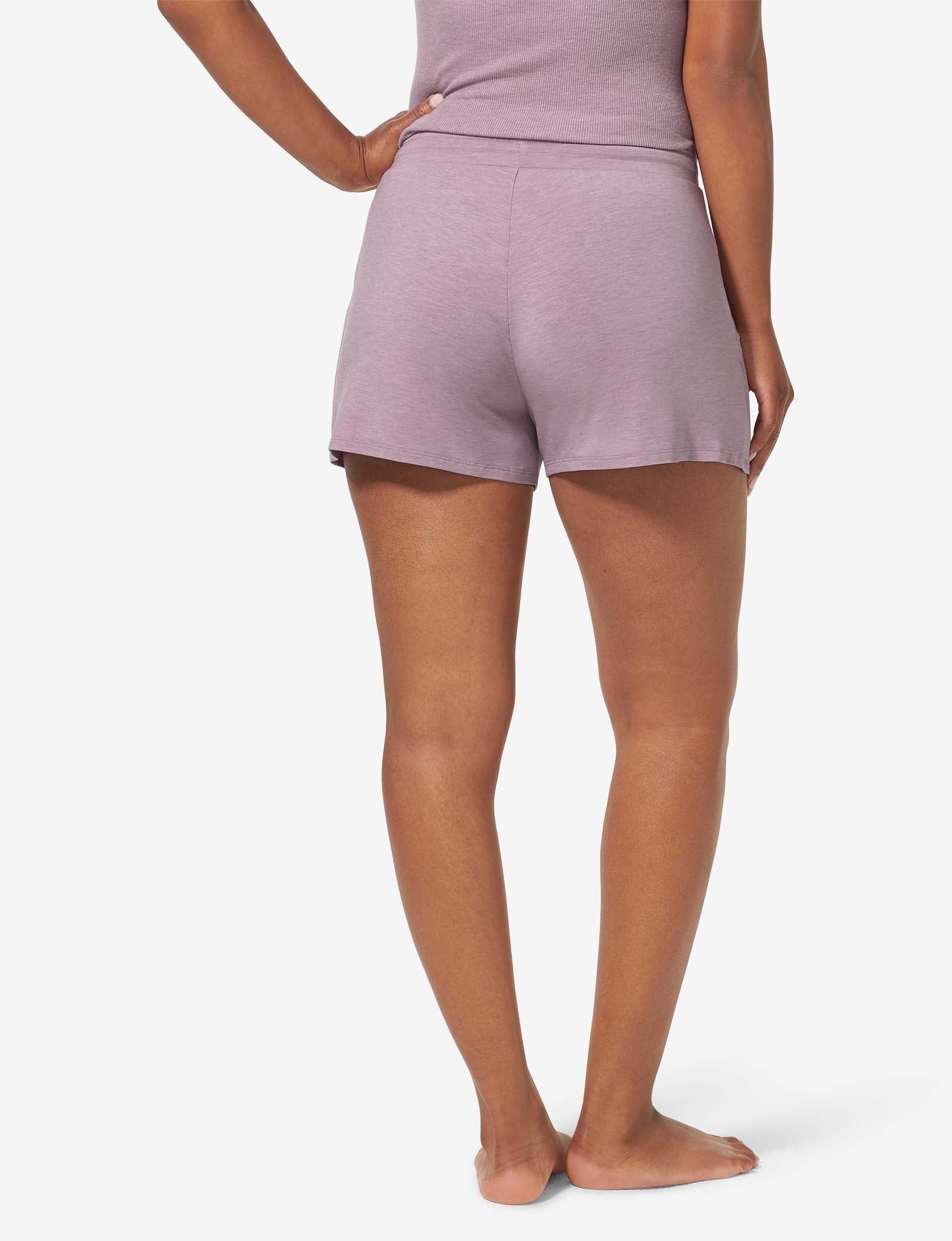 Women's Lounge Short::Elderberry Heather