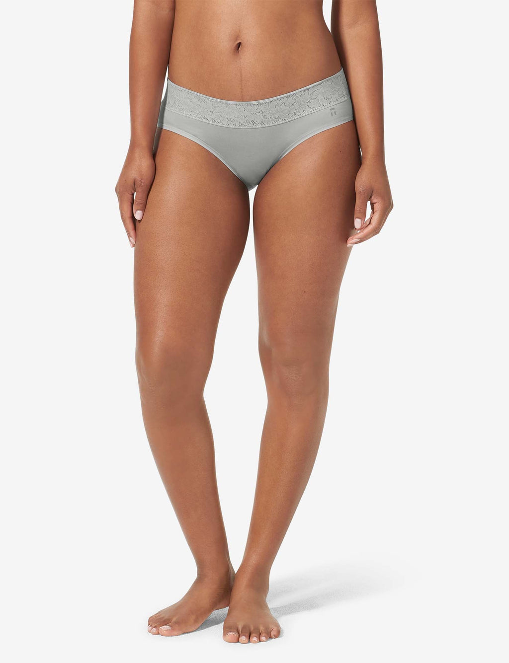 Women's Second Skin Brief, Lace Waist::Micro Chip Lace