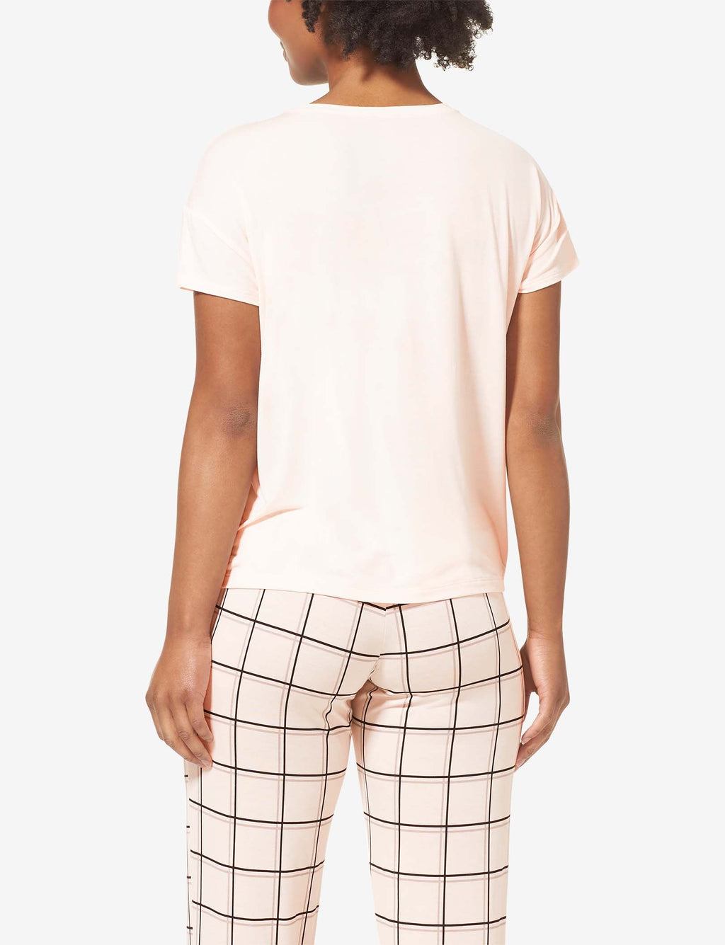 Women's Second Skin Sleep Tee::Soft Pink
