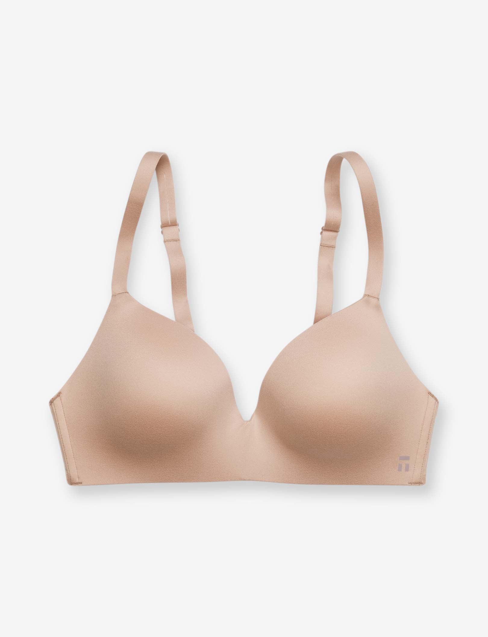 Second Skin Lightly Lined Wireless Bra::Maple Sugar
