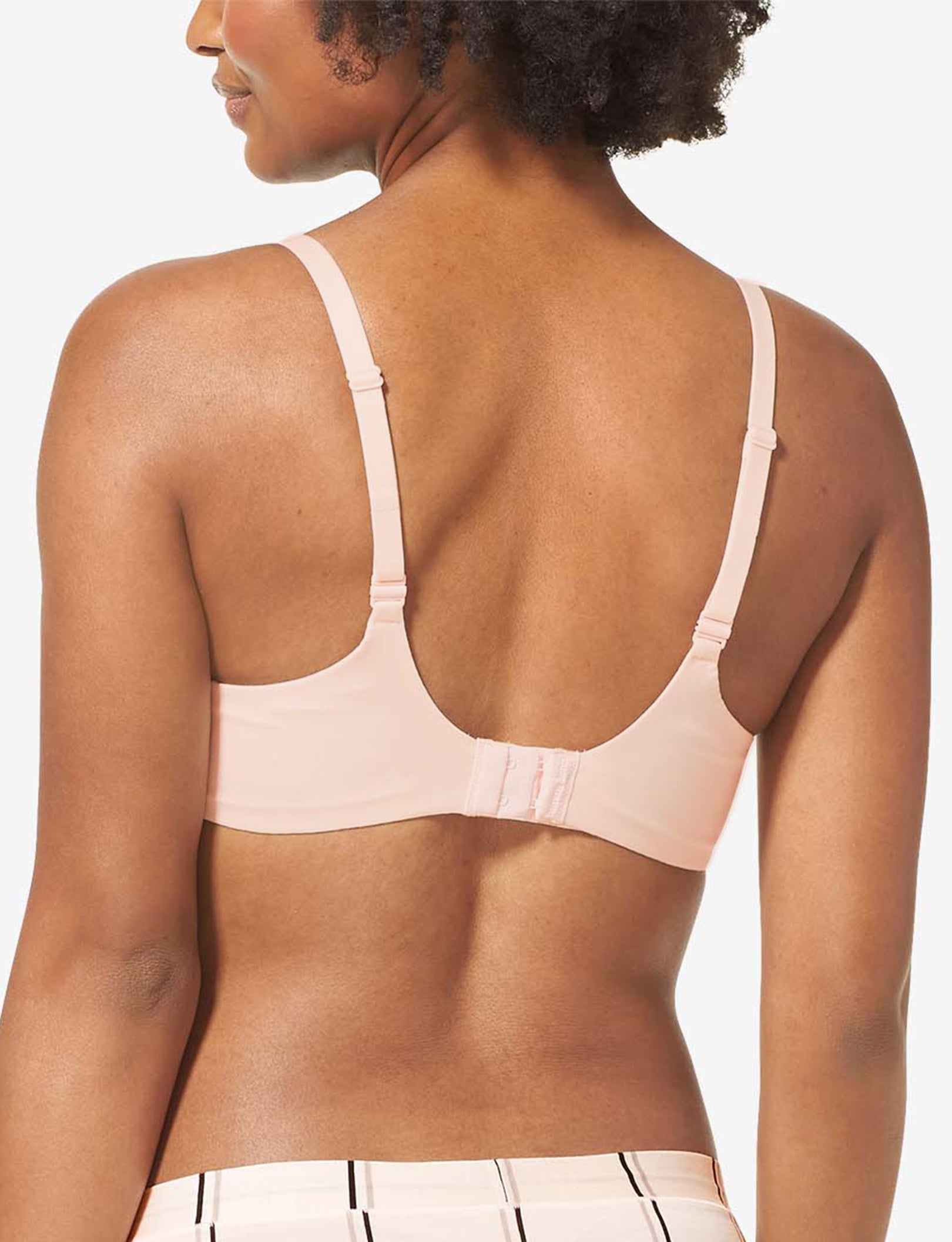 Second Skin Lightly Lined Wireless Bra::Soft Pink