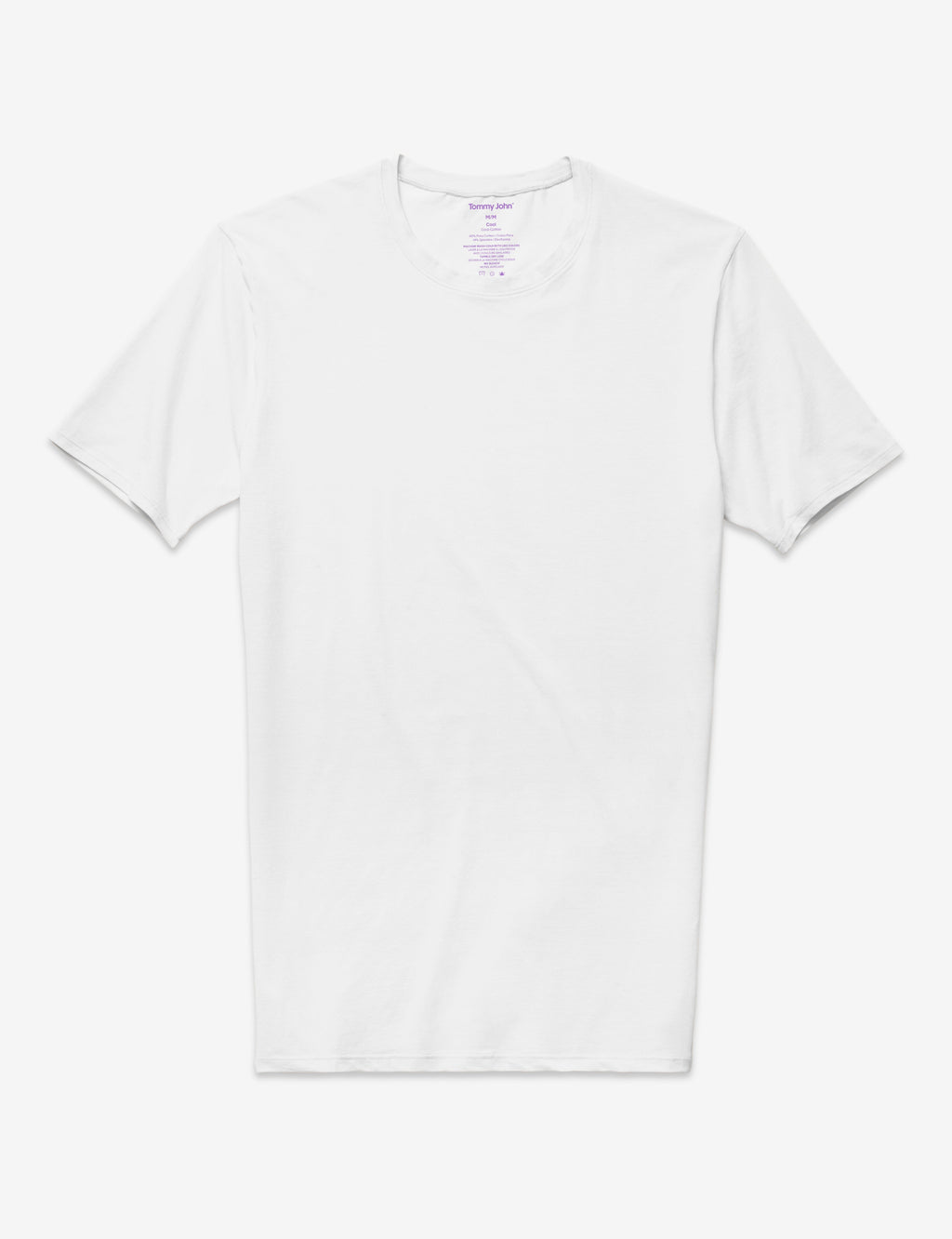 Cool Cotton Crew Neck Stay-Tucked Undershirt (3-Pack)::White