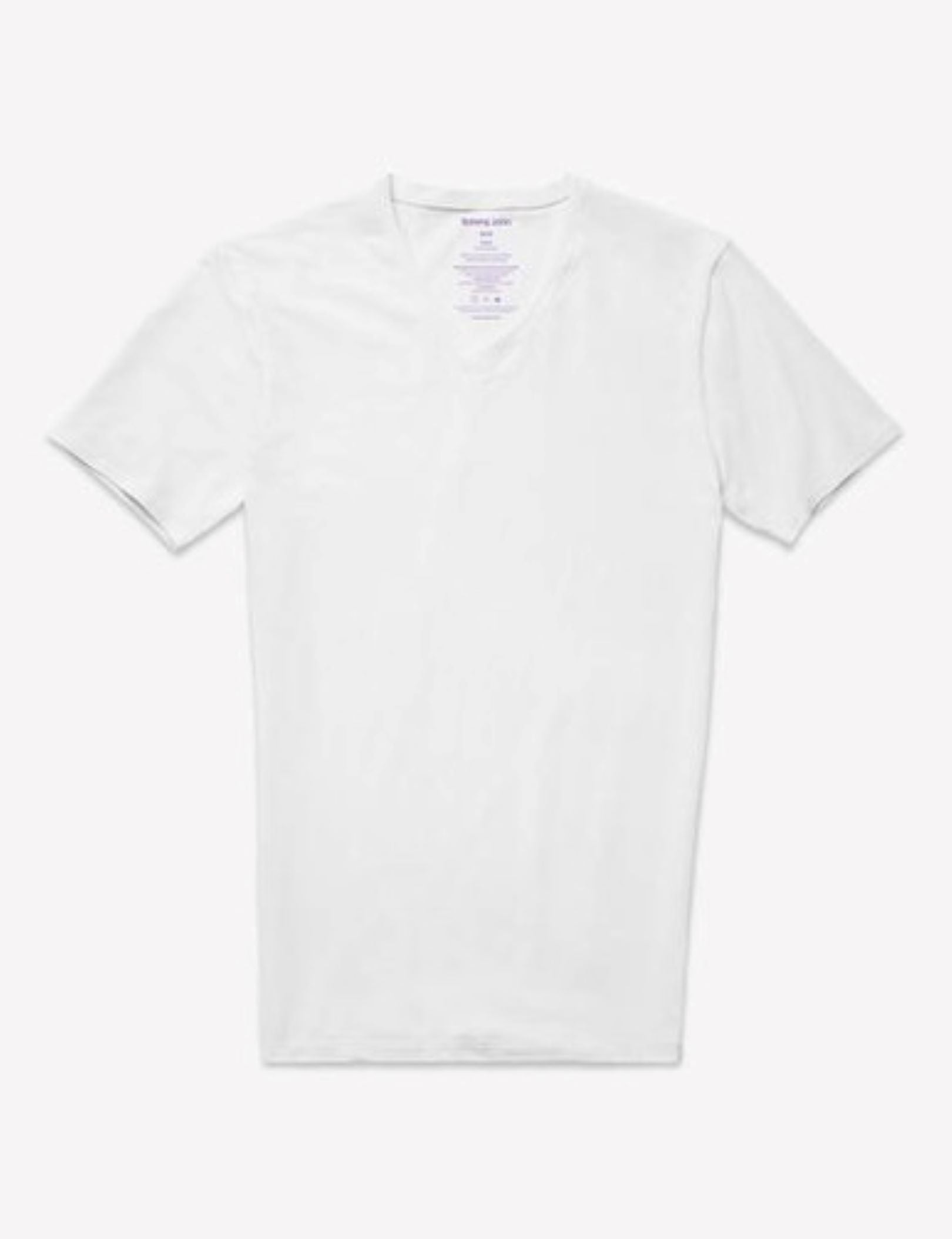 Cool Cotton High V-Neck Undershirt (3-Pack)::White