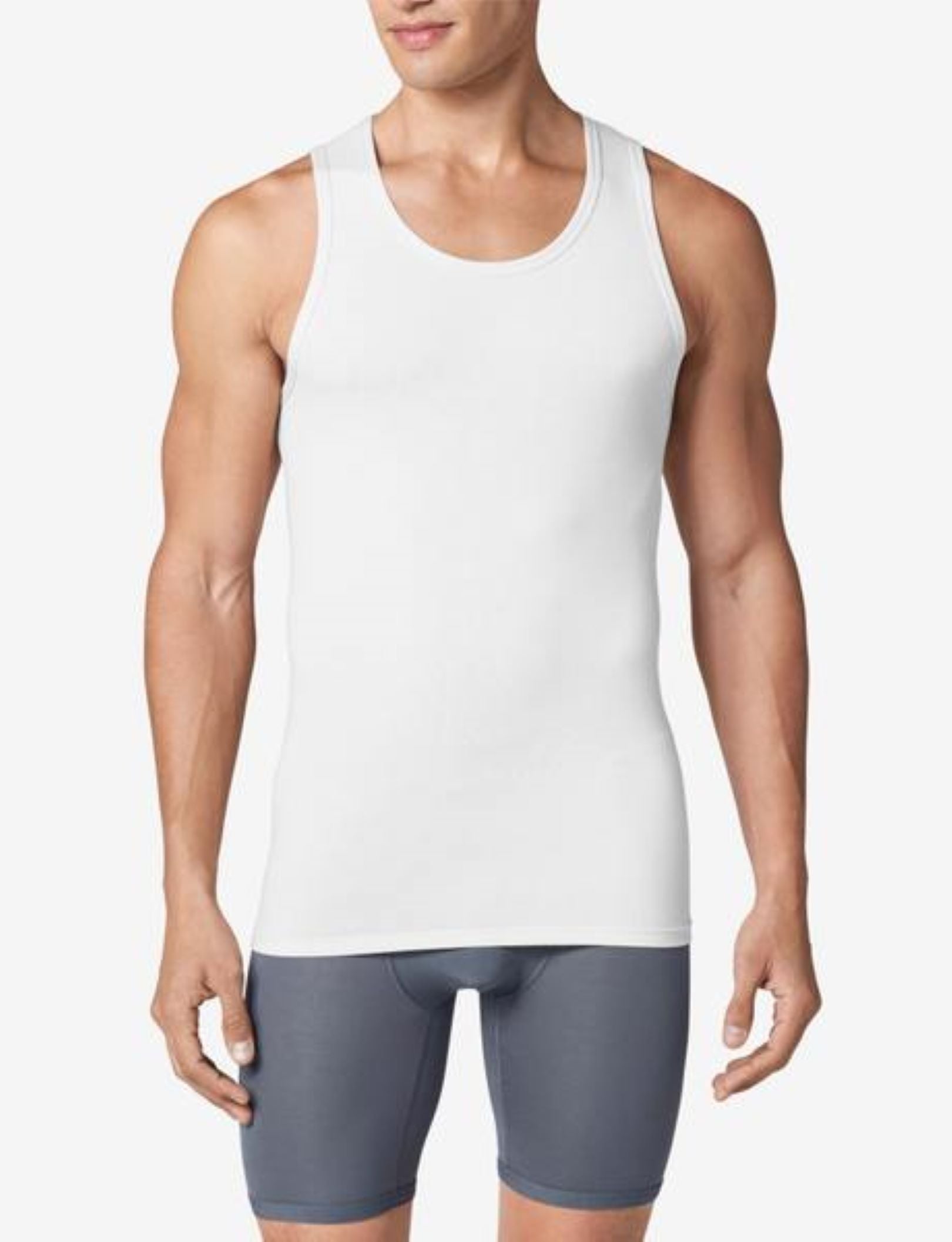 Cool Cotton Tank (3-Pack)::White