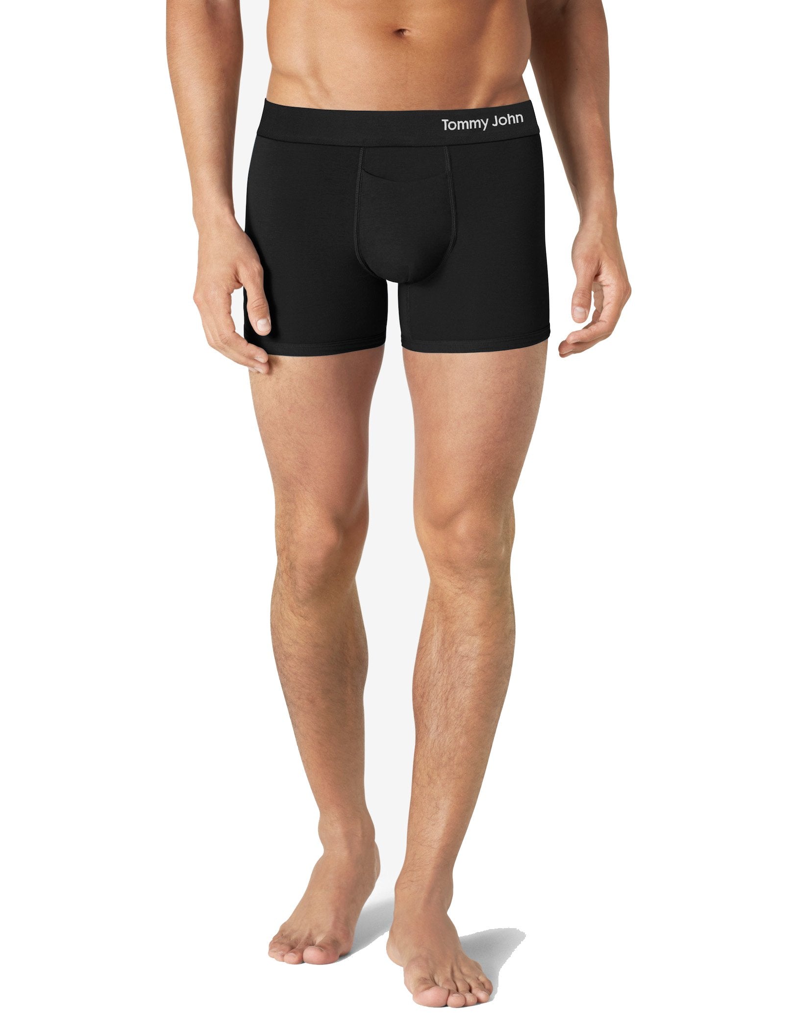Cool Cotton Trunk 4" (6-Pack)::Dress Blues/Turbulence Grey/Black
