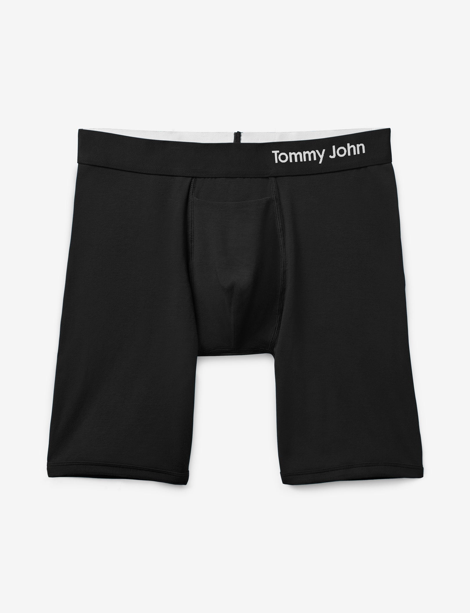 Cool Cotton Boxer Brief 8" (3-Pack)::Black