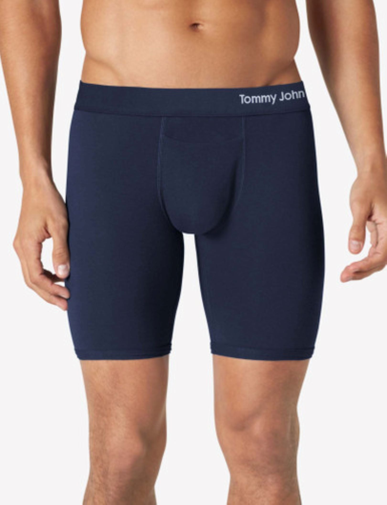 Cool Cotton Boxer Brief 8" (3-Pack)::Navy