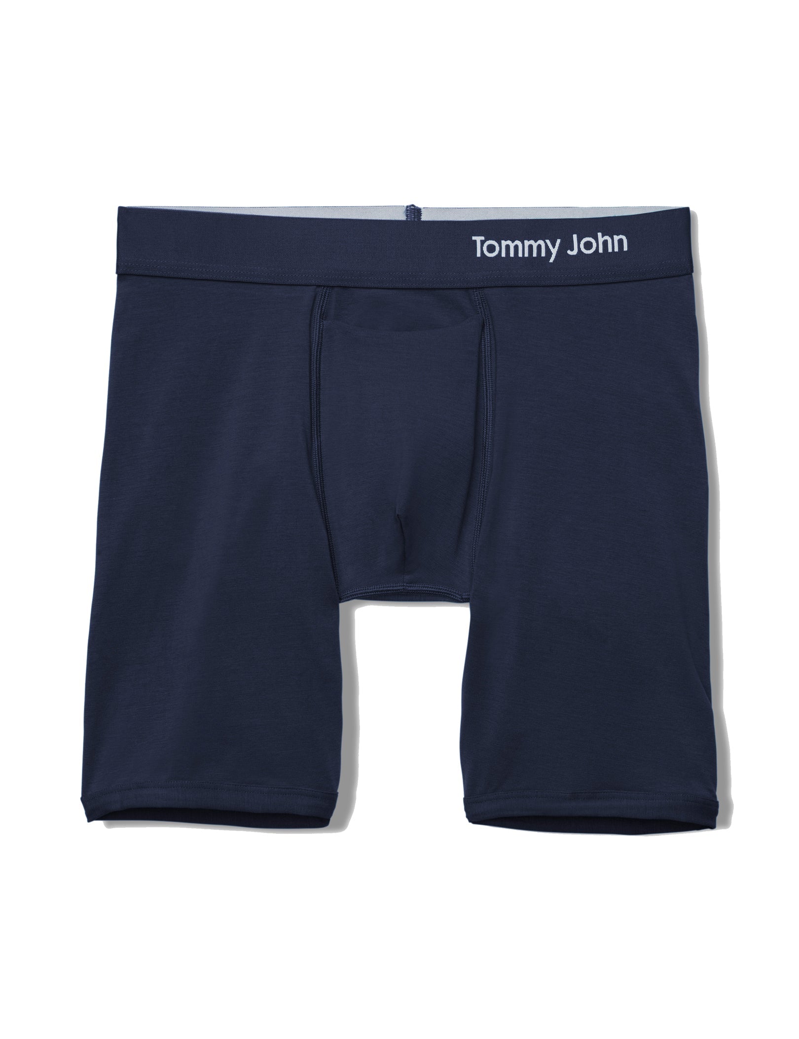 Cool Cotton Boxer Brief 8"::Navy