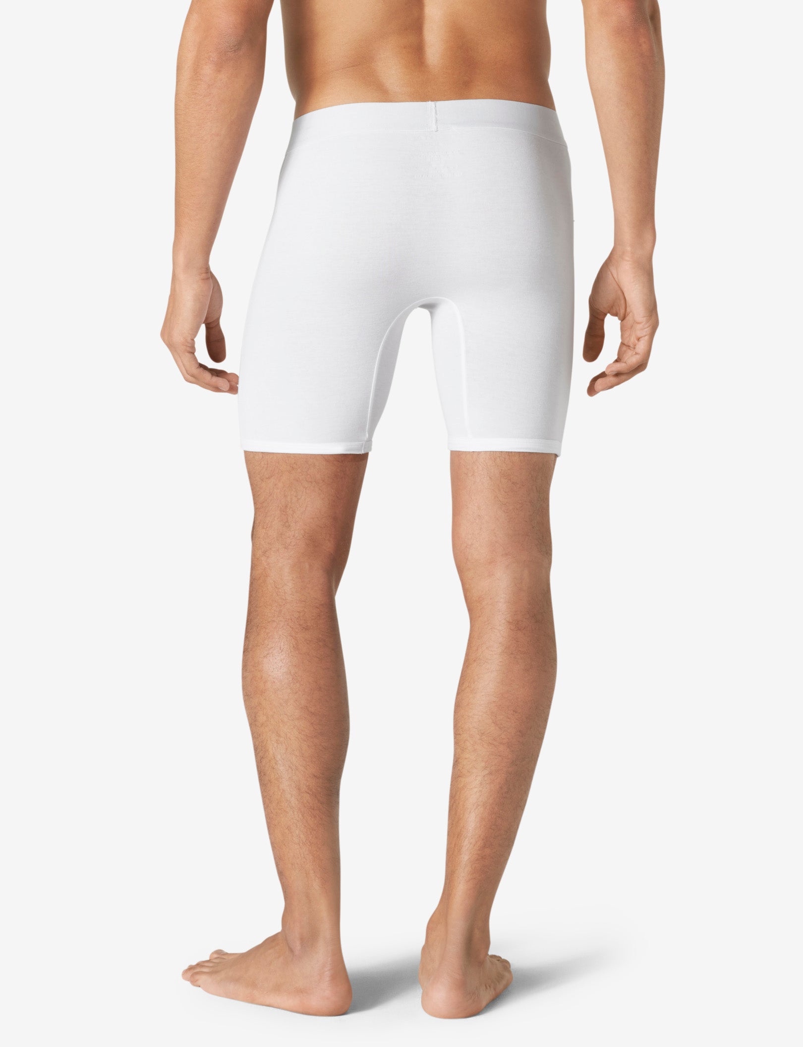 Cool Cotton Boxer Brief 8"::White