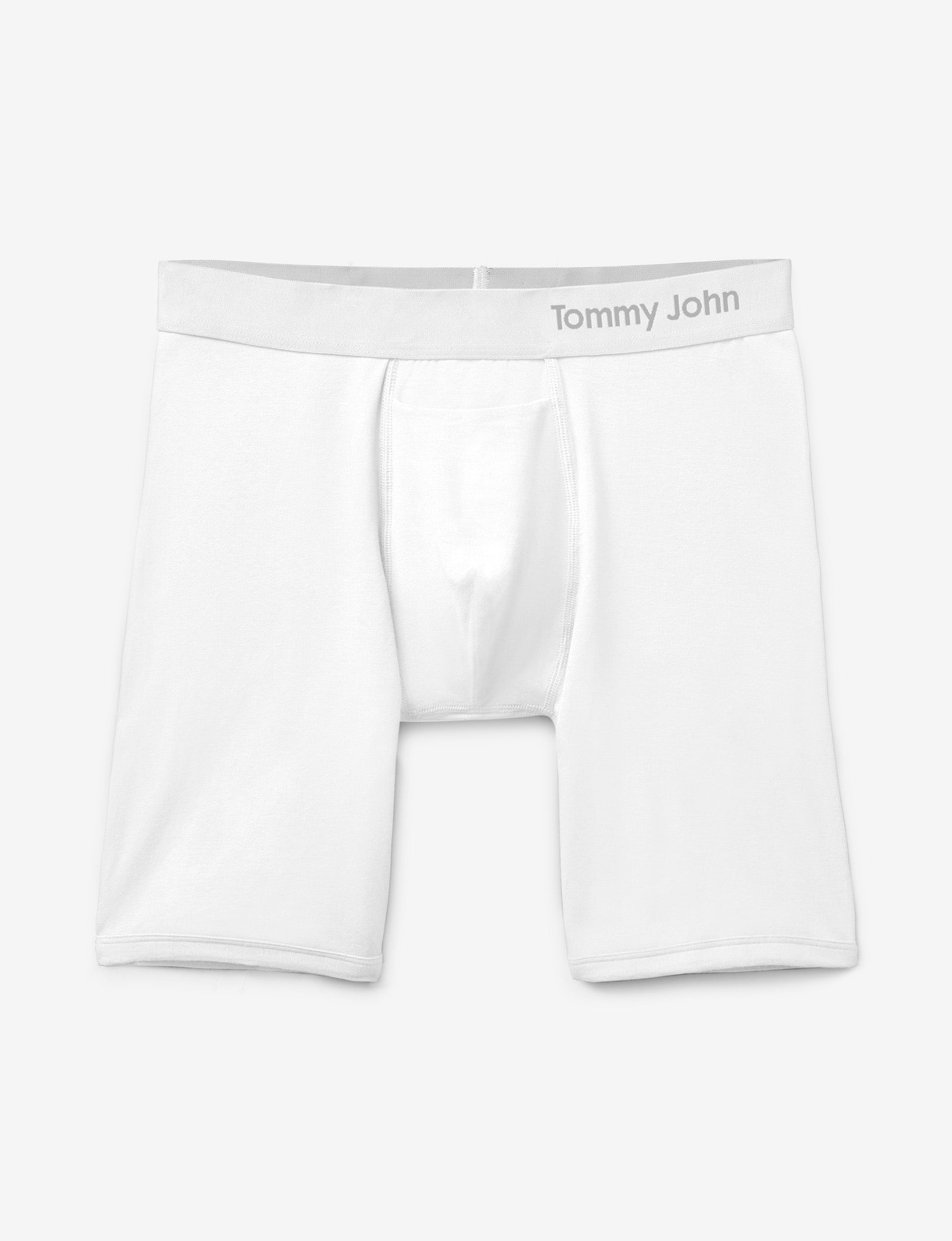 Cool Cotton Boxer Brief 8"::White