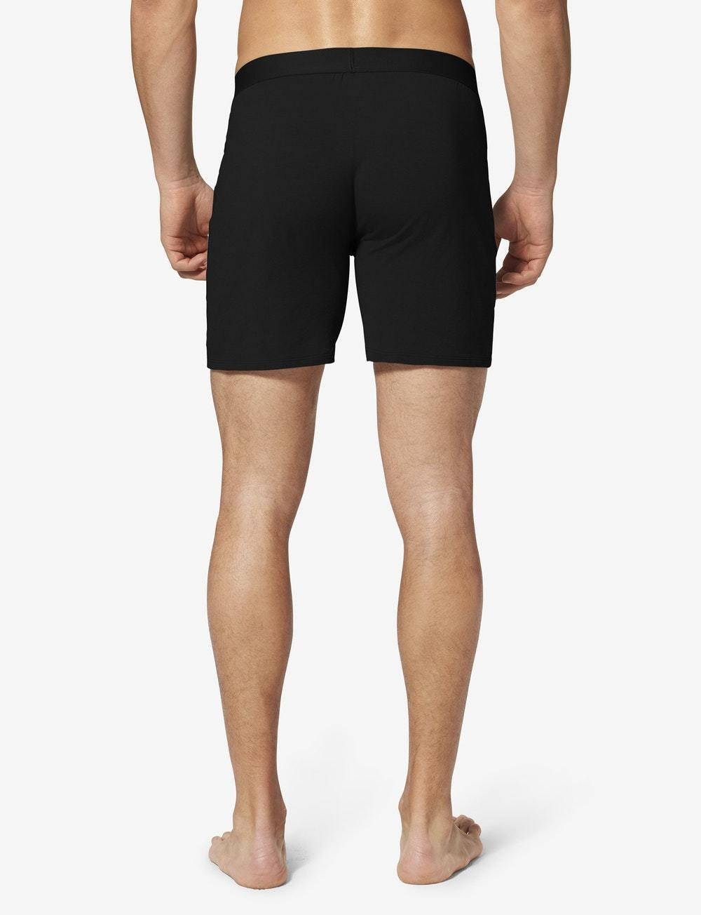 Cool Cotton Relaxed Fit Boxer 6" (6-Pack)::Navy/Iron Grey/Black
