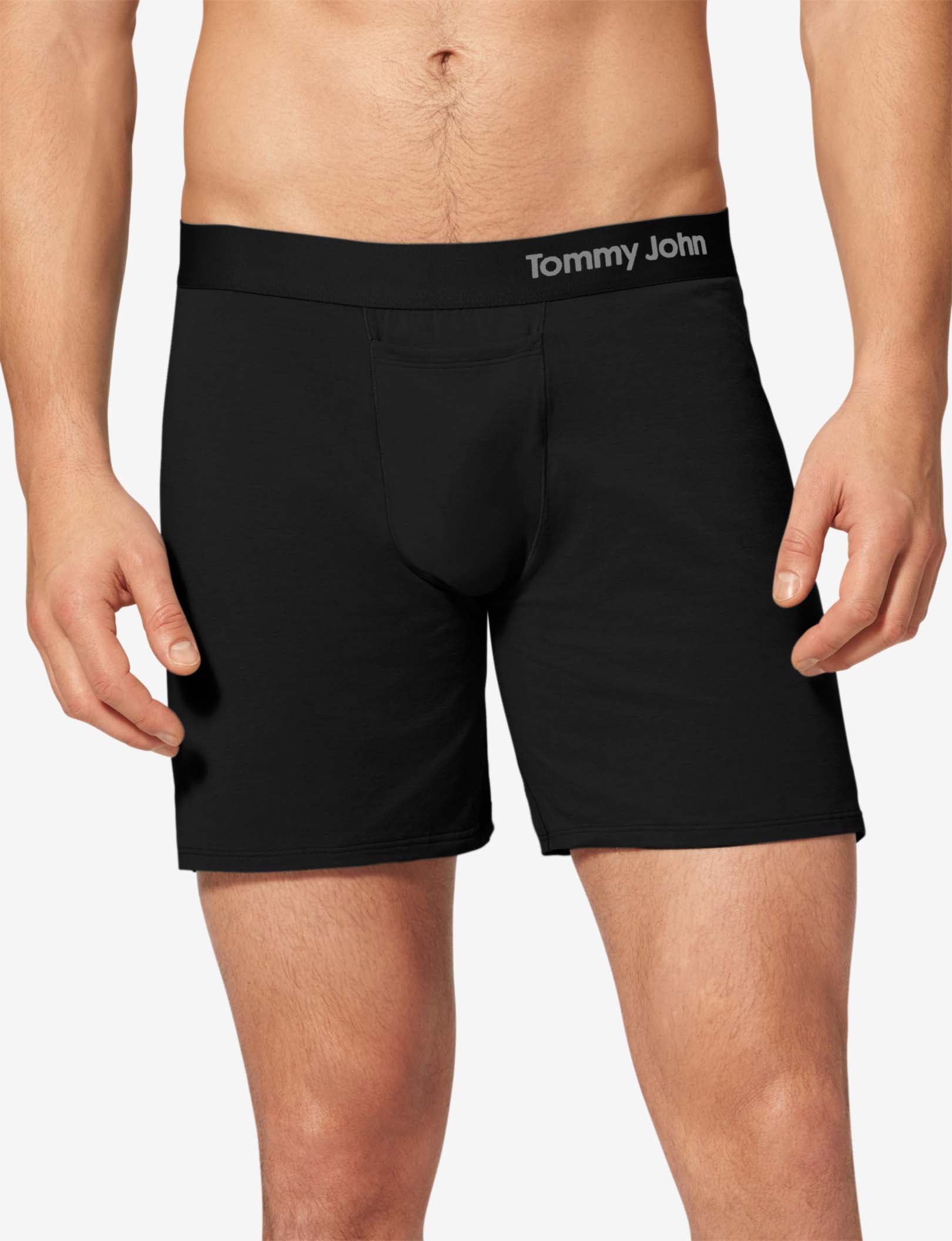 Cool Cotton Relaxed Fit Boxer 6"::BLACK