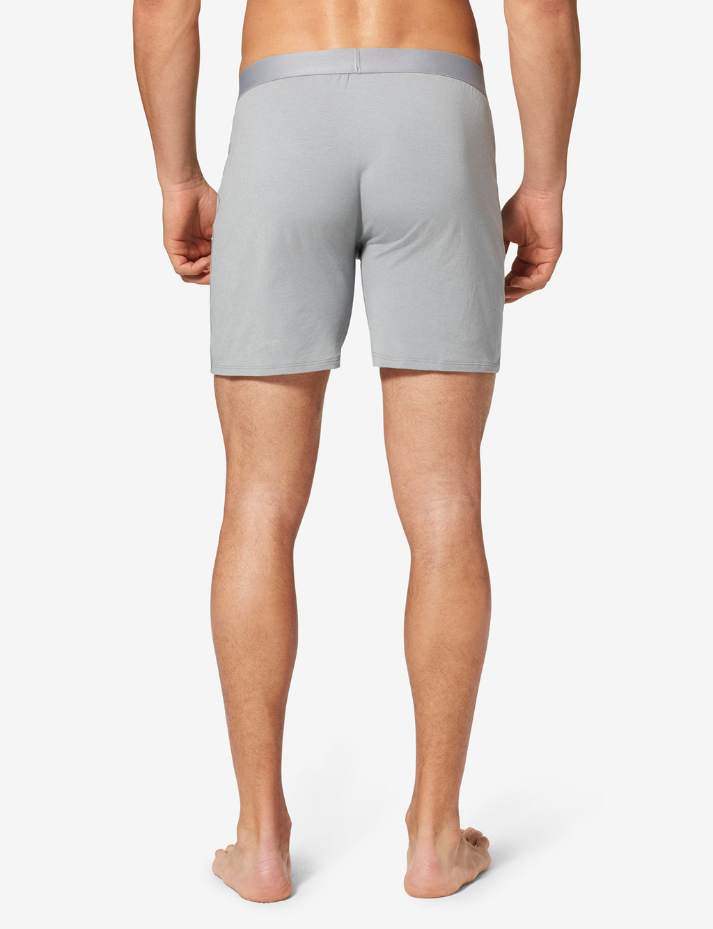 Cool Cotton Relaxed Fit Boxer 6"::GREY