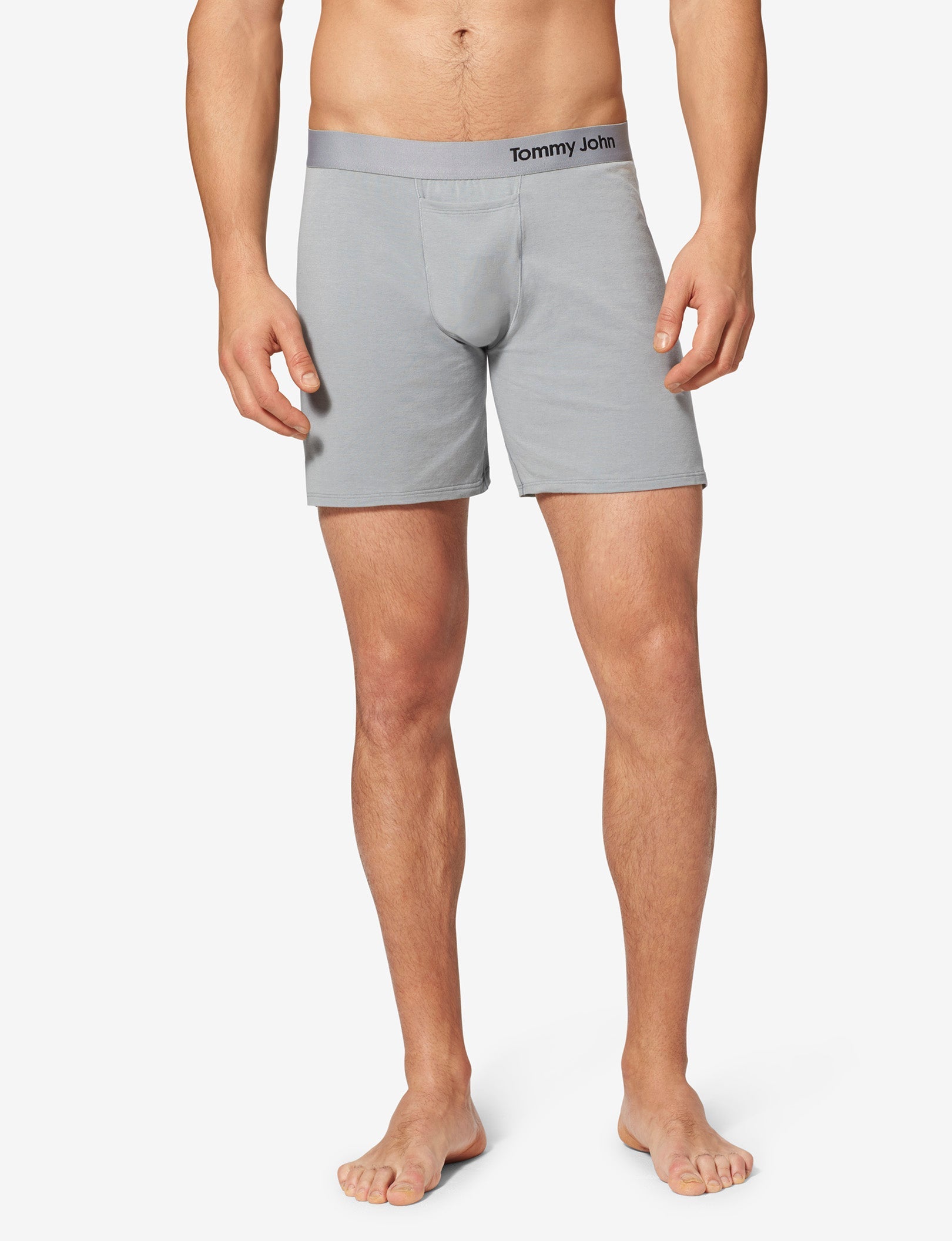 Cool Cotton Relaxed Fit Boxer 6"::GREY