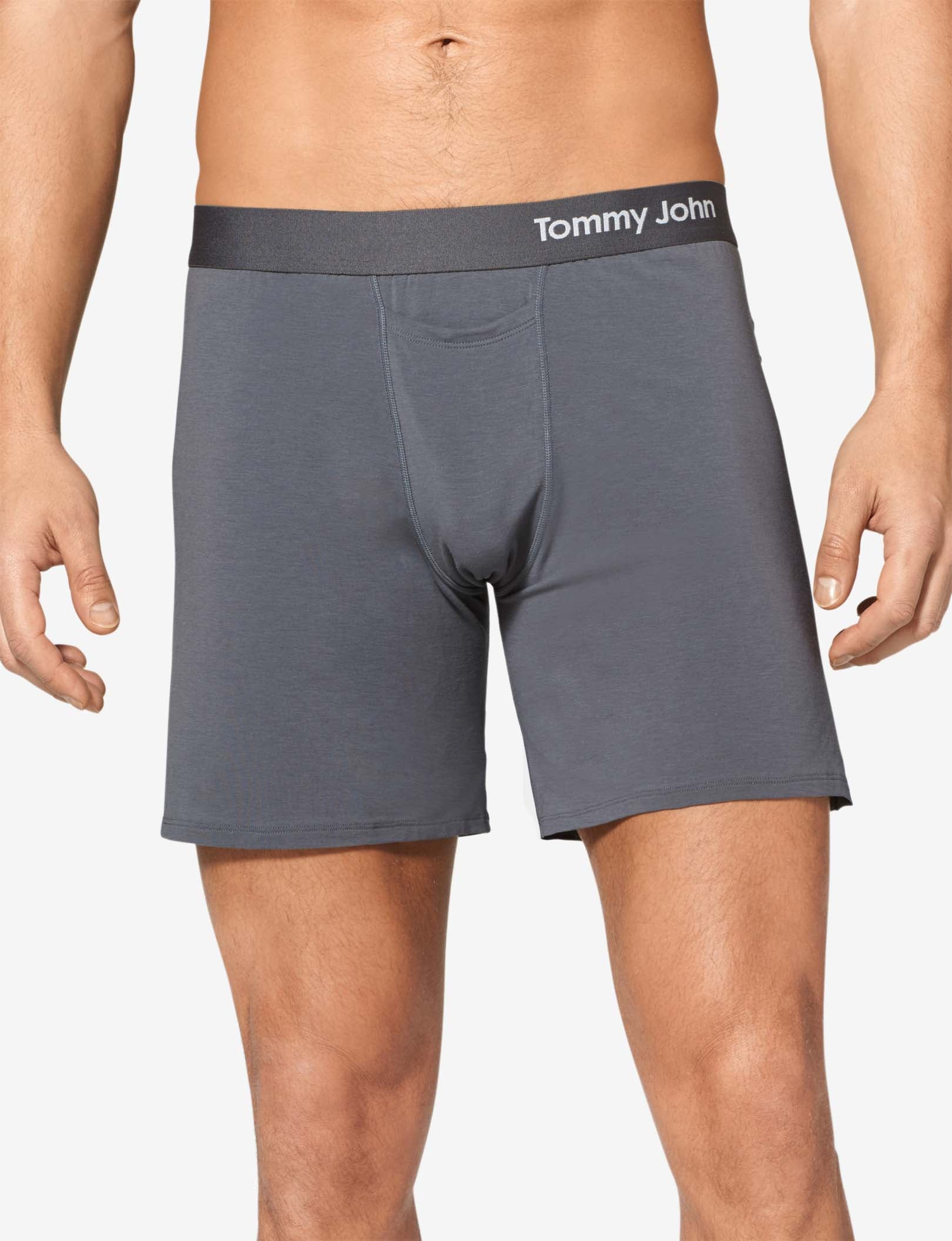 Cool Cotton Relaxed Fit Boxer 6"::IRON GREY