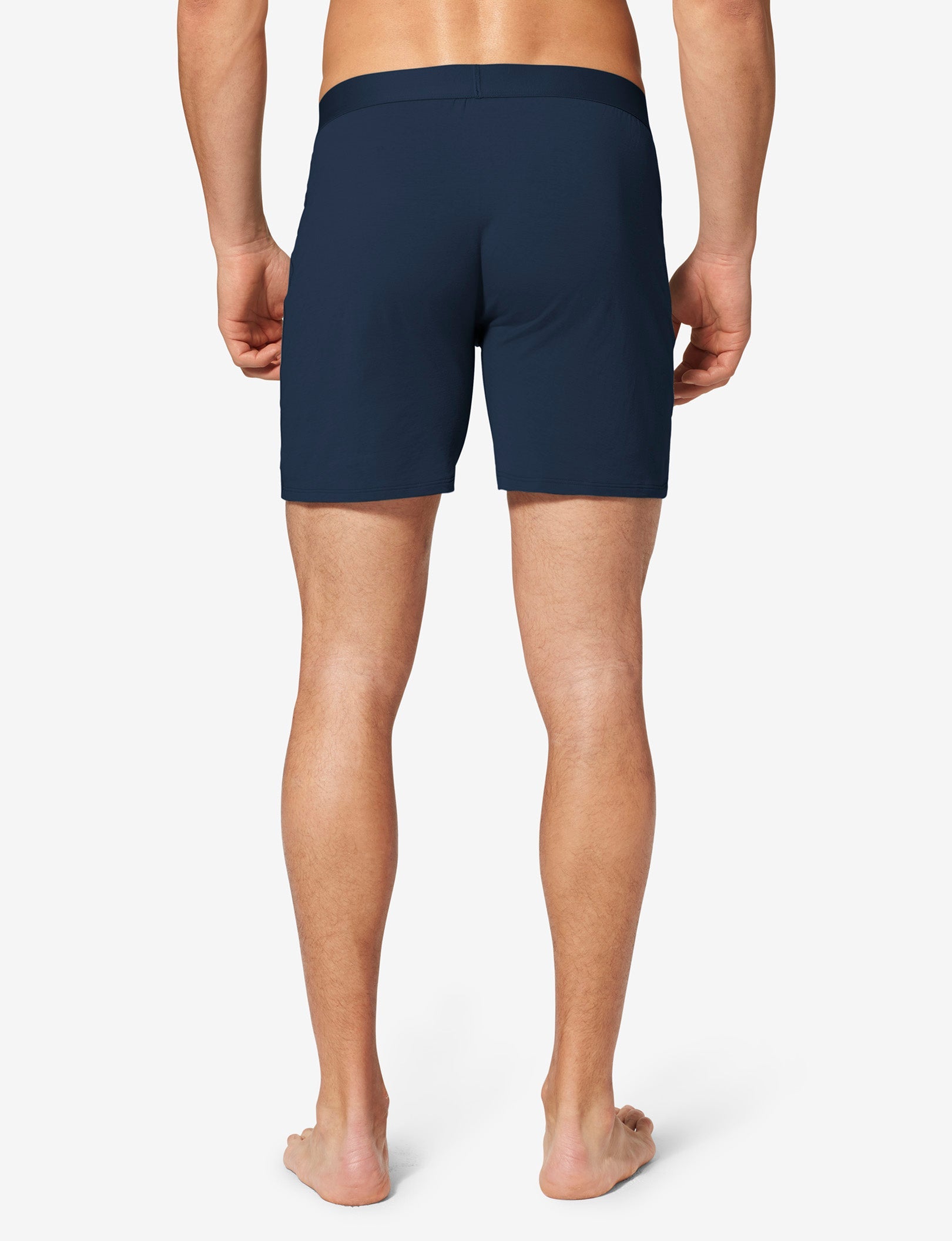 Cool Cotton Relaxed Fit Boxer 6"::Navy