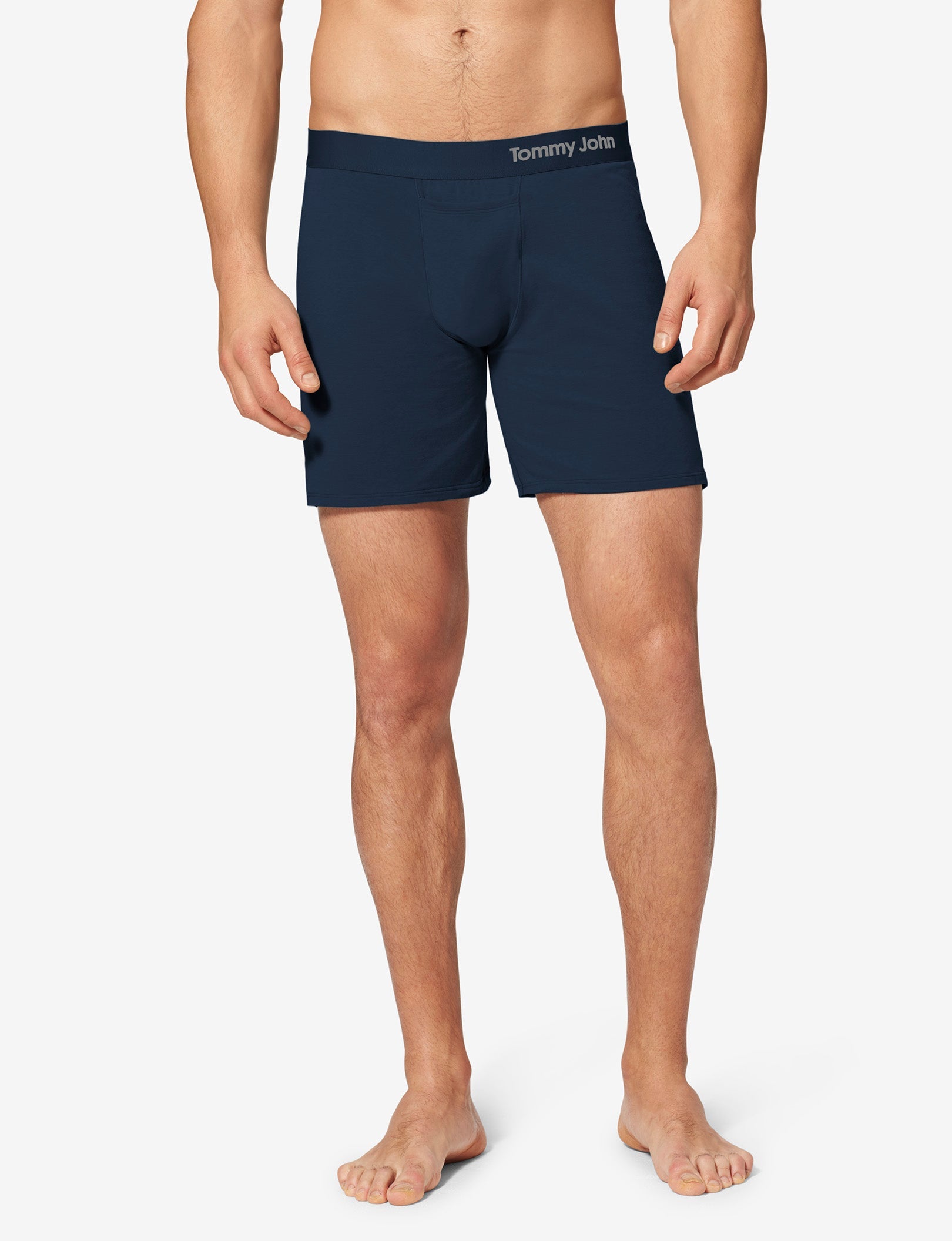 Cool Cotton Relaxed Fit Boxer 6"::Navy