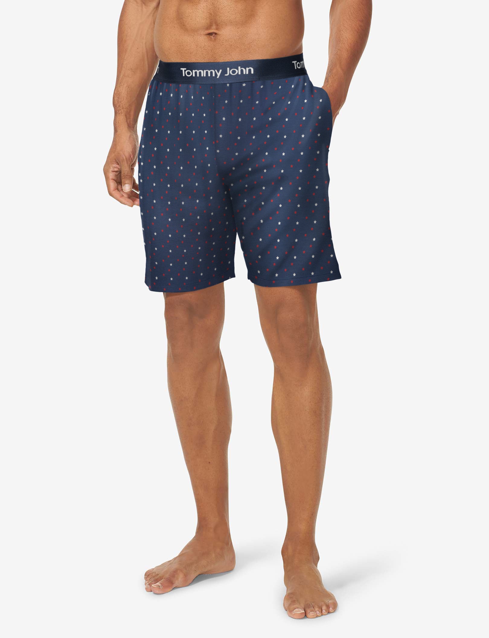 Second Skin Sleep Short::Dress Blues Super Star