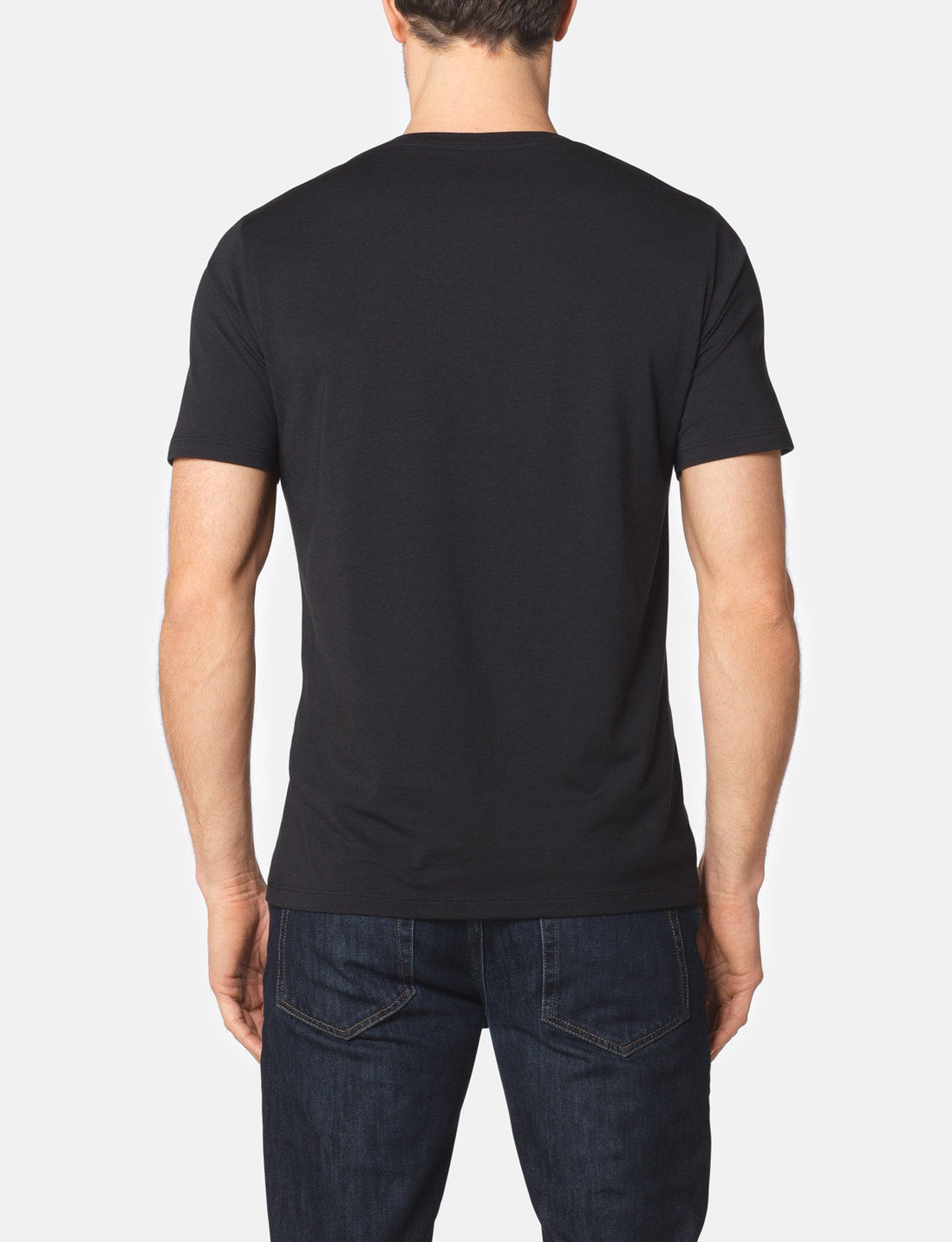 Second Skin Crew Neck Tee::Black