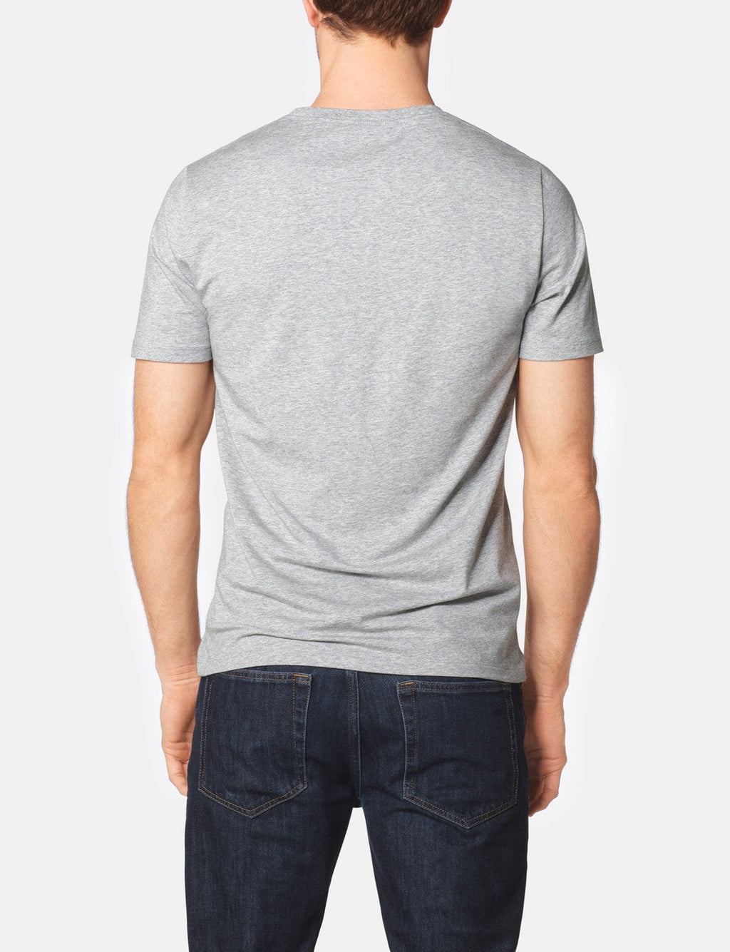 Second Skin Crew Neck Tee::Heather Grey