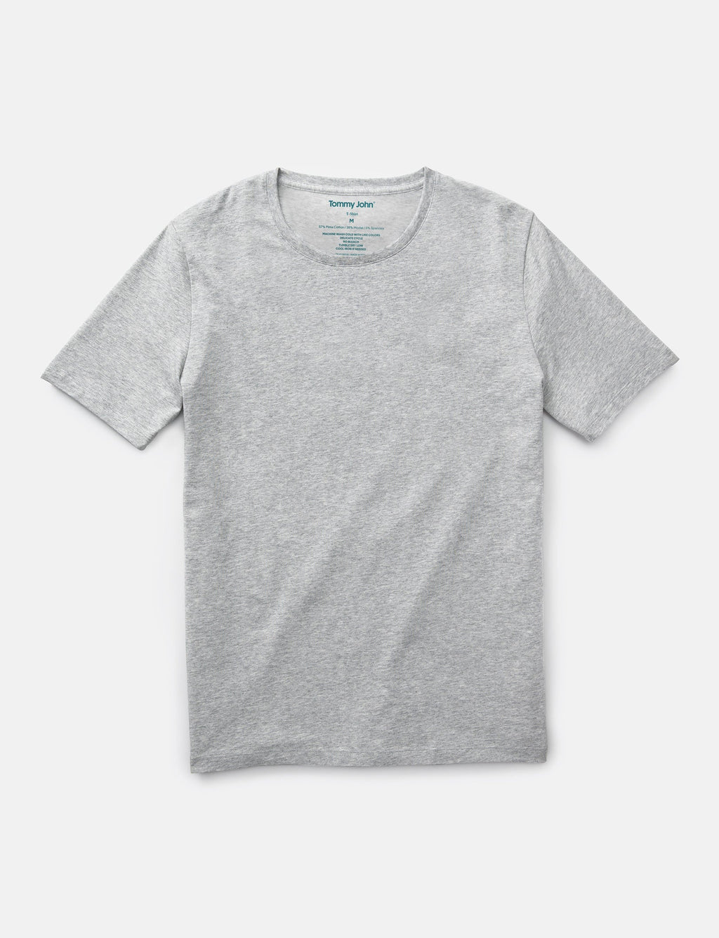 Second Skin Crew Neck Tee::Heather Grey