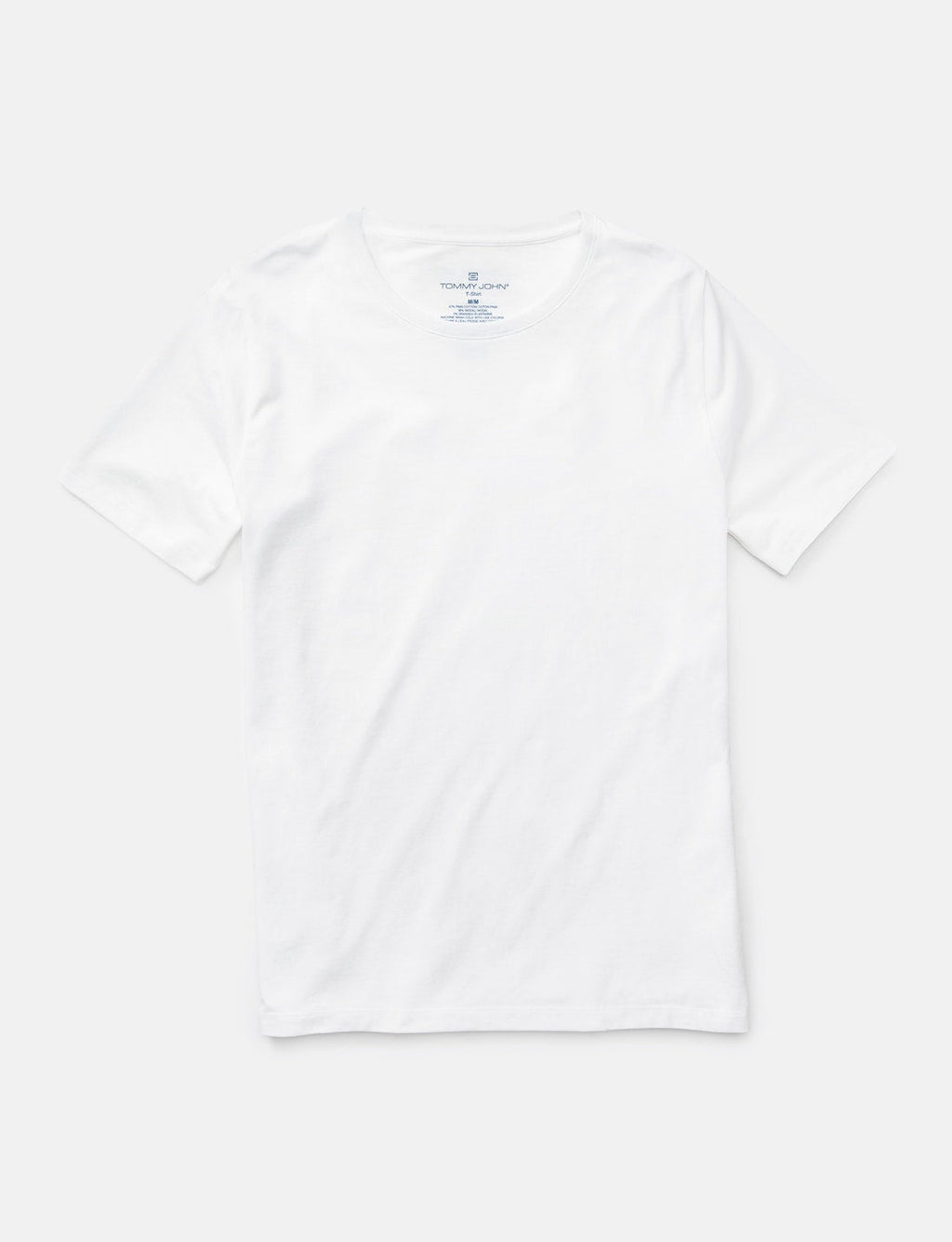 Second Skin Crew Neck Tee::White
