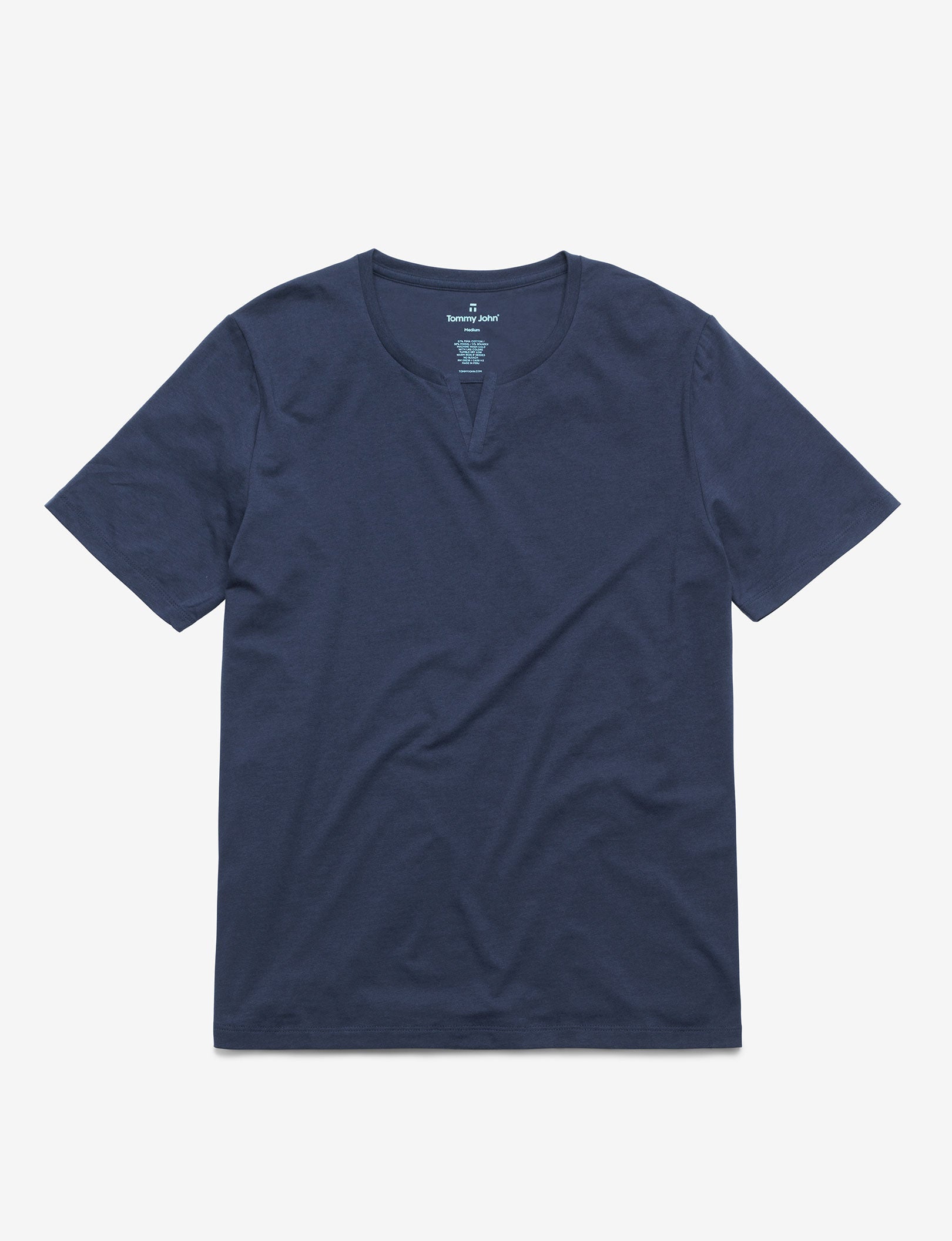 Second Skin Moroccan Tee::Dress Blues