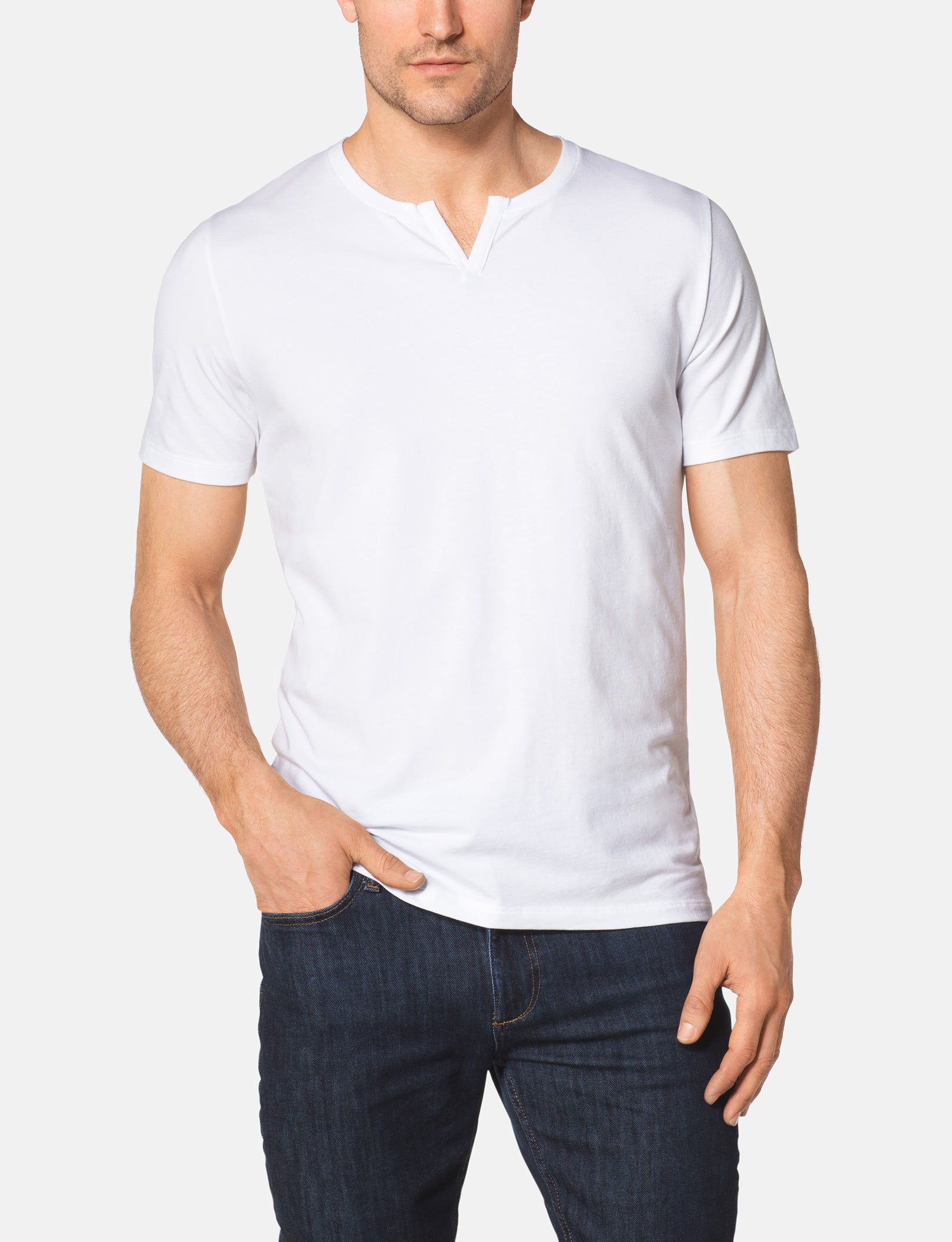 Second Skin Moroccan Tee::White