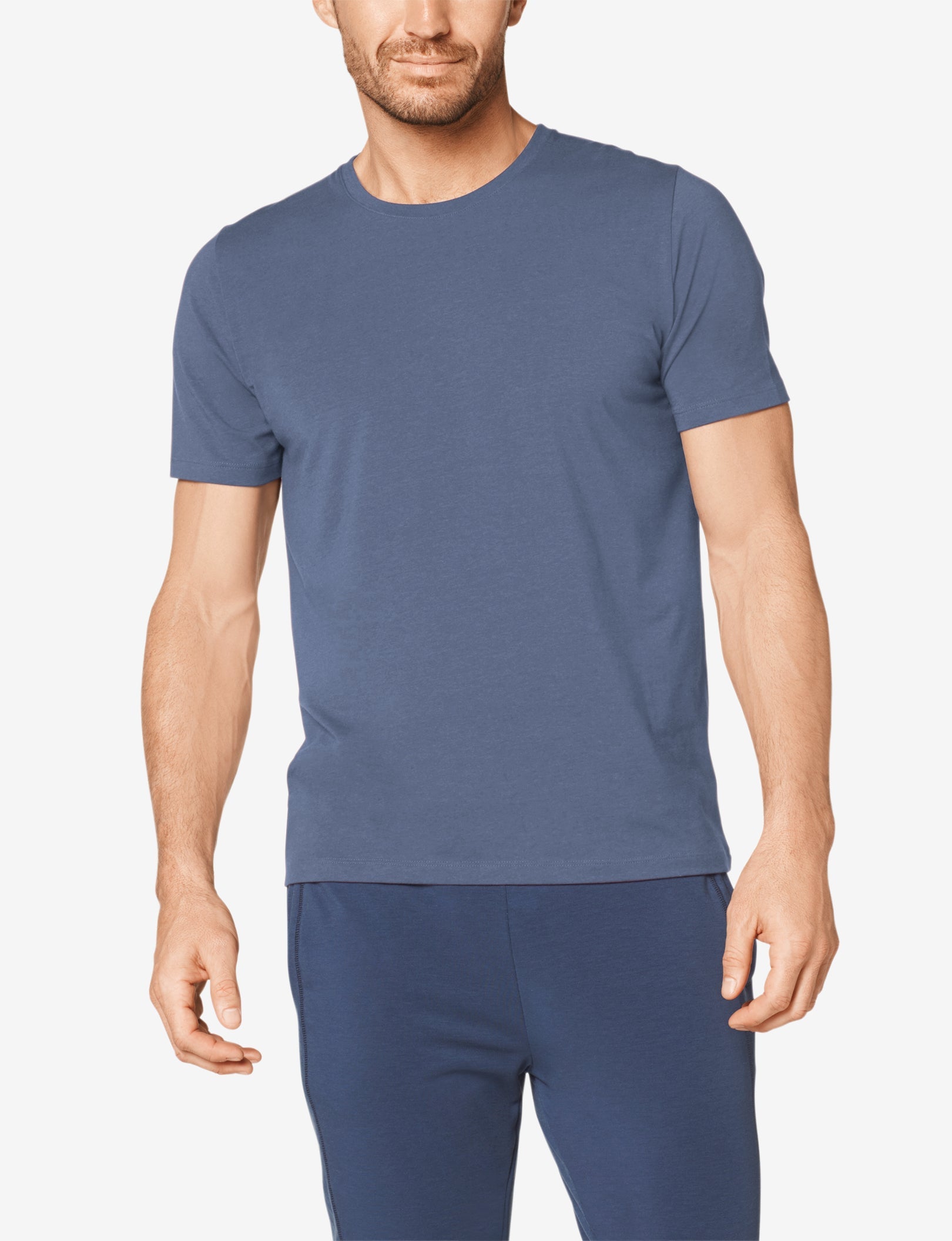 Second Skin Crew Neck Tee::VINTAGE INDIGO