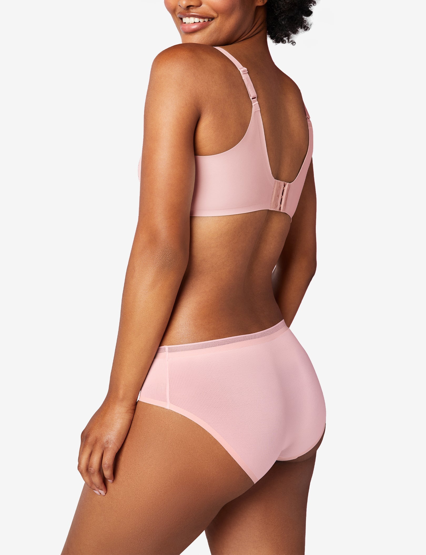 Comfort Smoothing Lightly Lined Wireless Bra::Peachskin