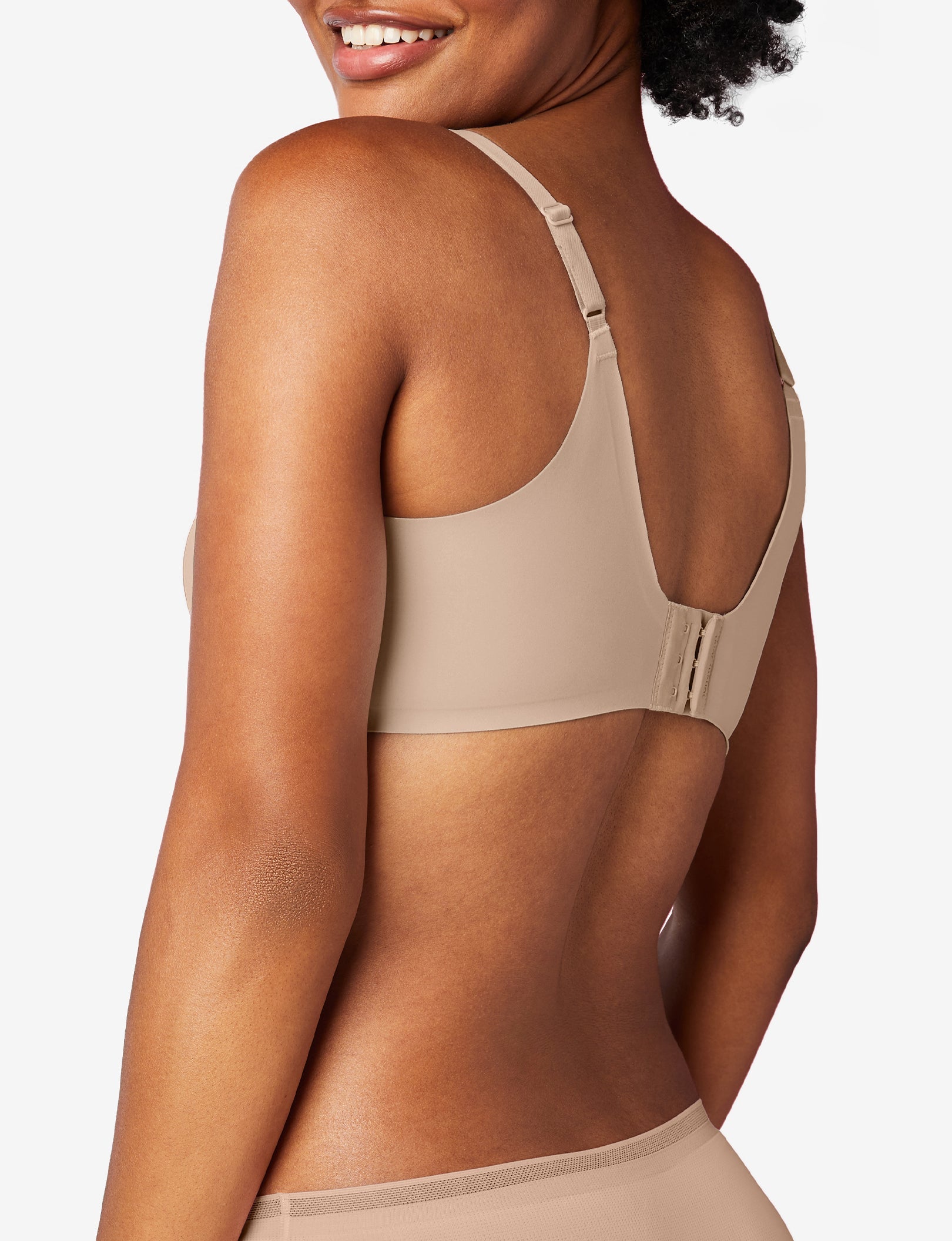 Comfort Smoothing Lightly Lined Wireless Bra::Rugby Tan