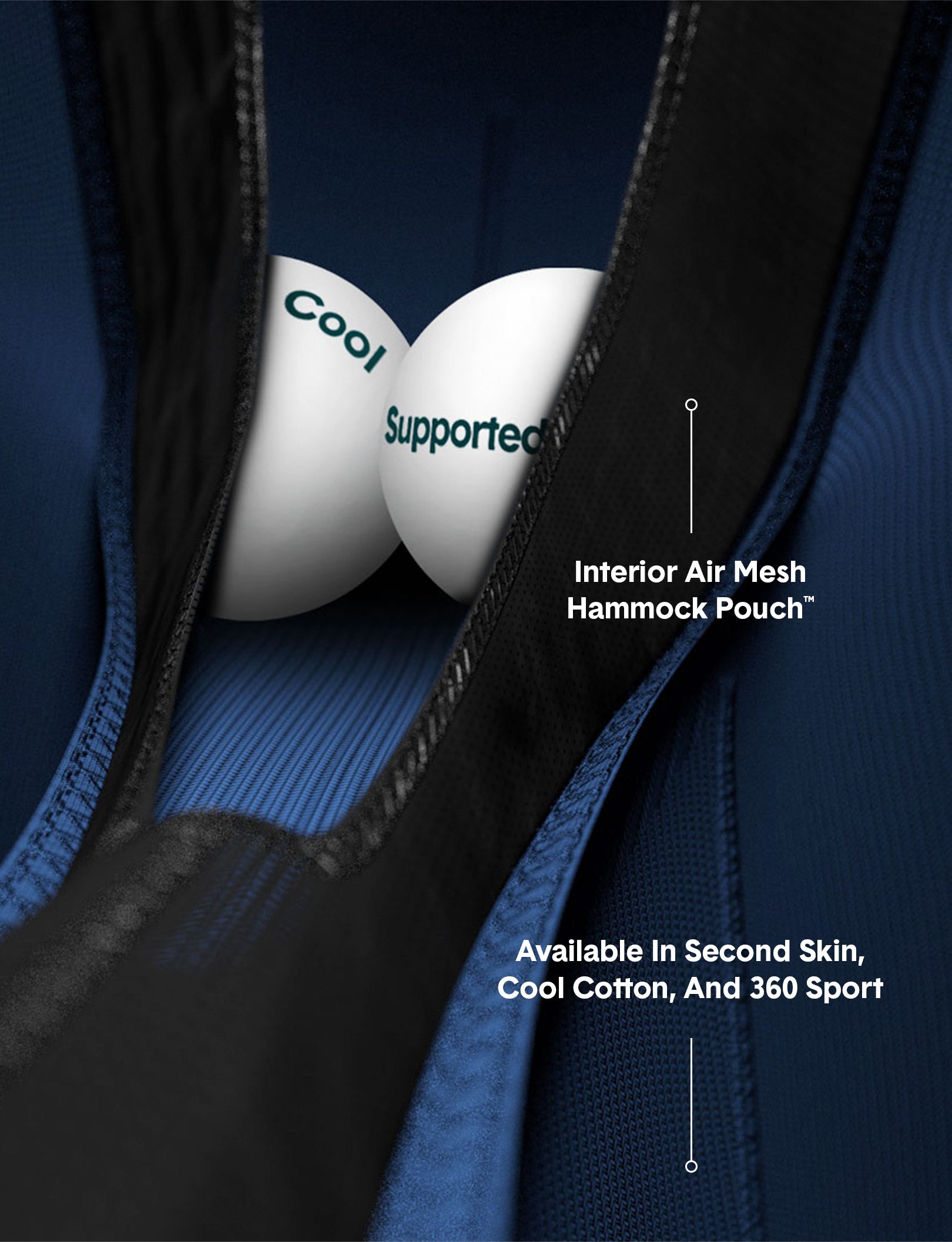 Air Hammock Pouch™ Boxer Brief 8"::Turbulence