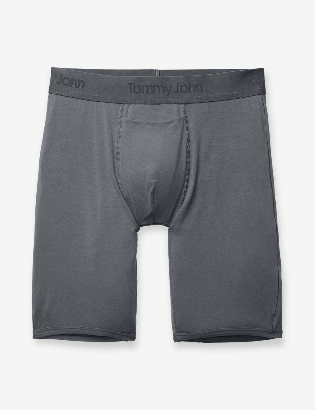 Second Skin Boxer Brief 8"::Turbulence Grey