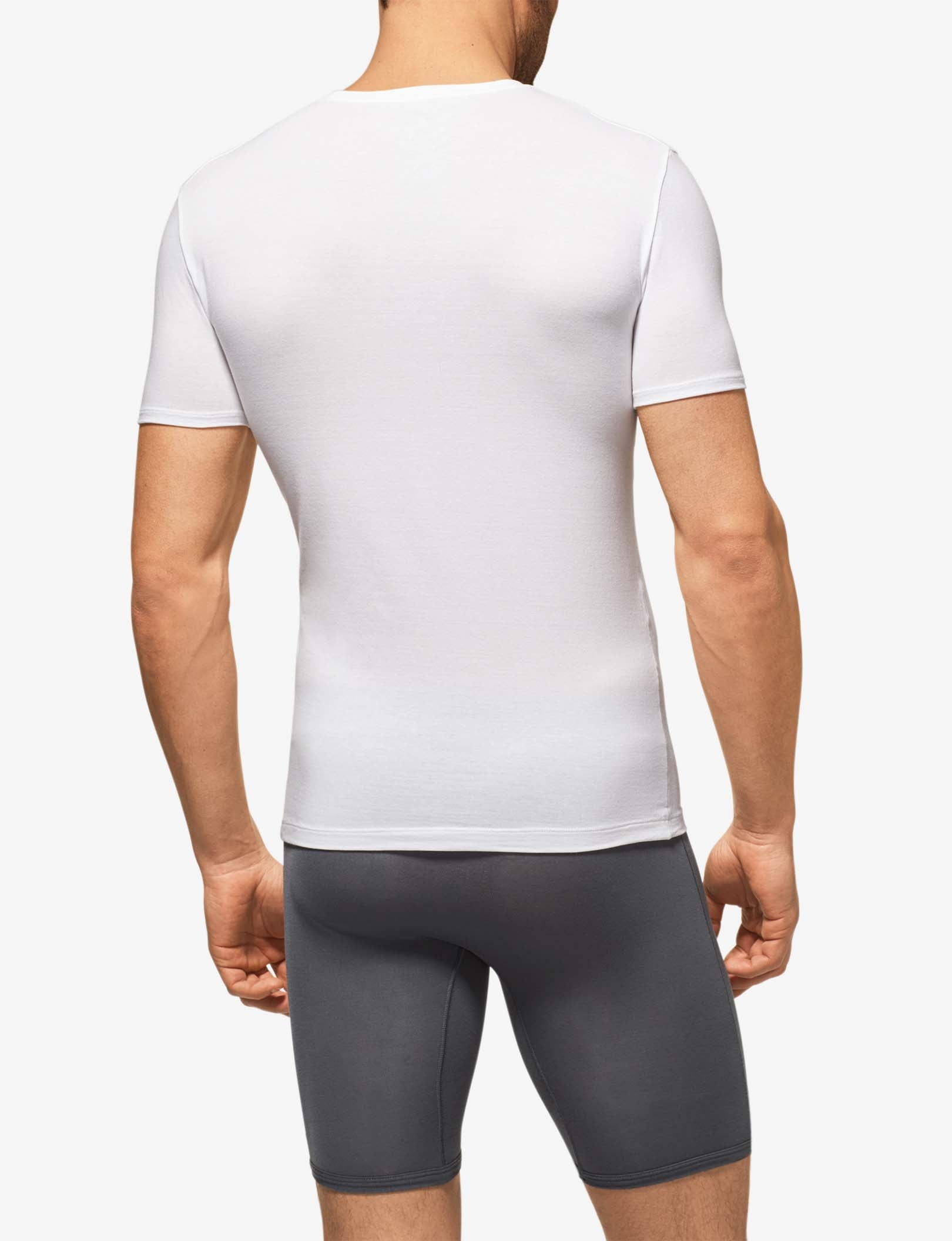 Second Skin Crew Neck Stay-Tucked Undershirt (3-Pack)